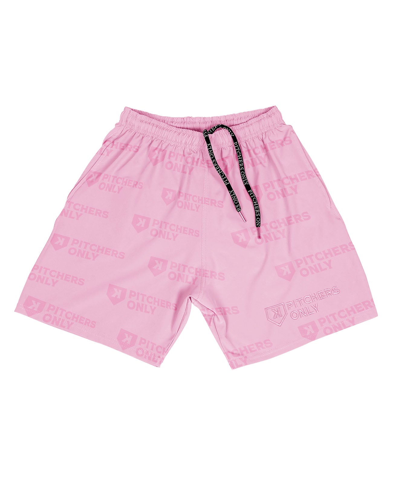 Baby Pink All-Over Print Training Shorts