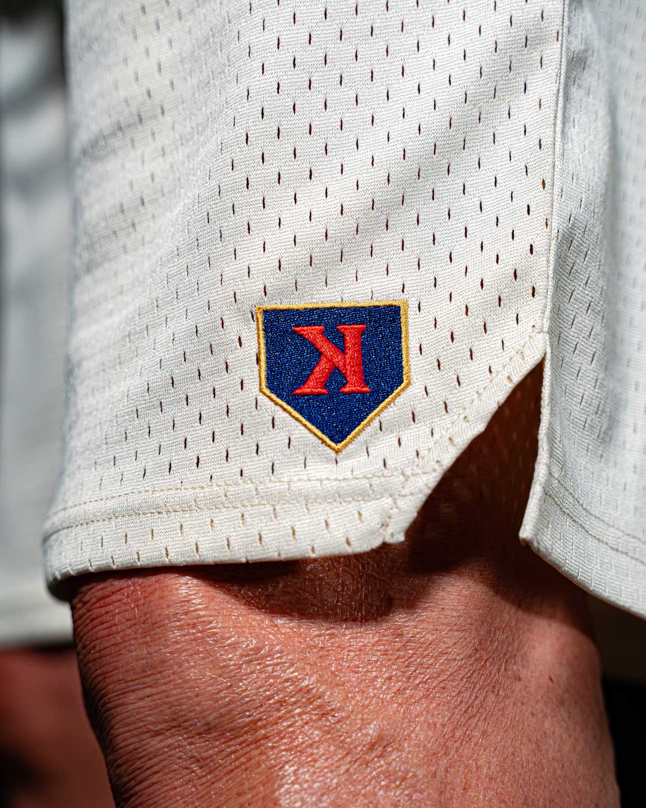 Pitchers Only Rocket Mesh Shorts White - product lifestyle photo