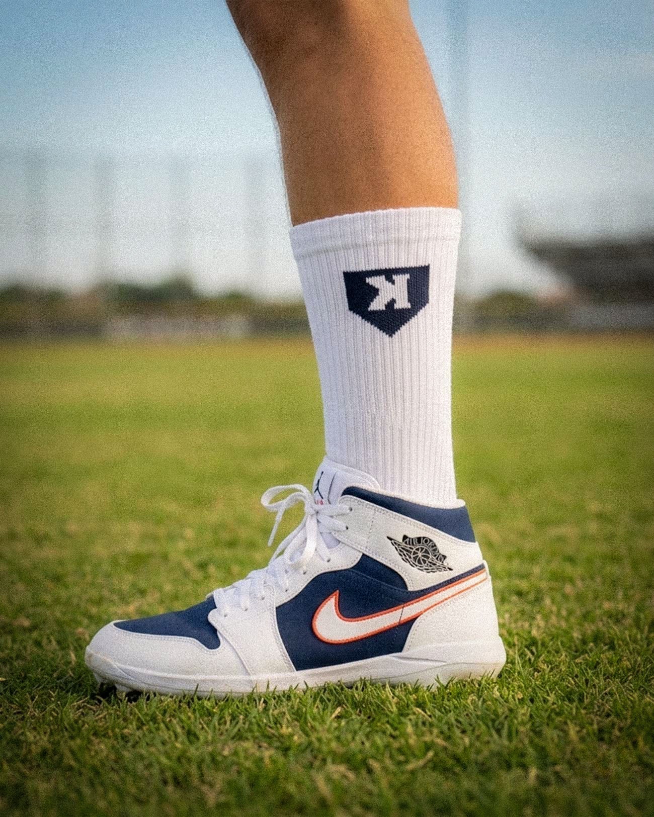 Pitchers Only 3-Pack Trainer Socks - Pitchers Are Athletes White