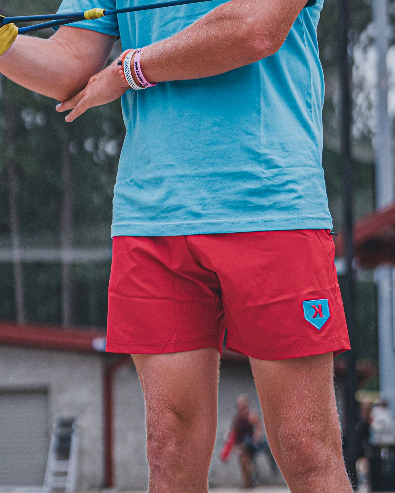 Bold Collection - Red Training Shorts