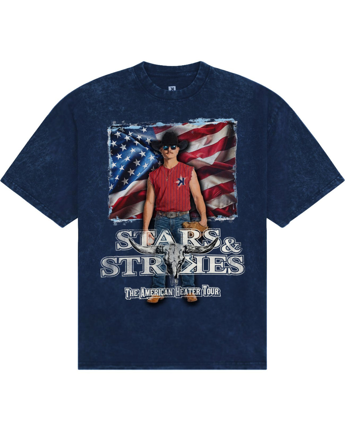American Heater Tour Washed Tee - Pitchers Only