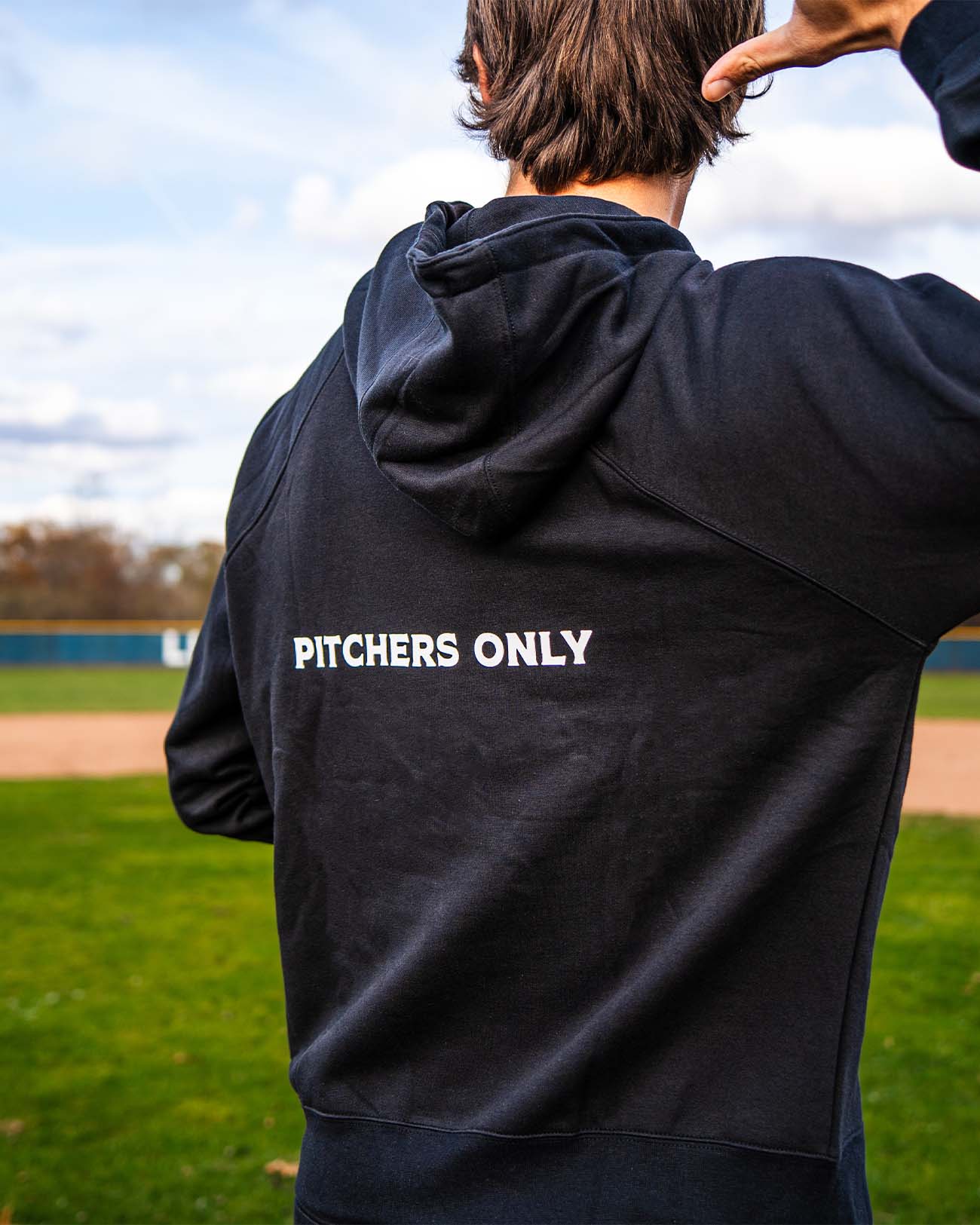 Black Tech Hoodie - Pitchers Only