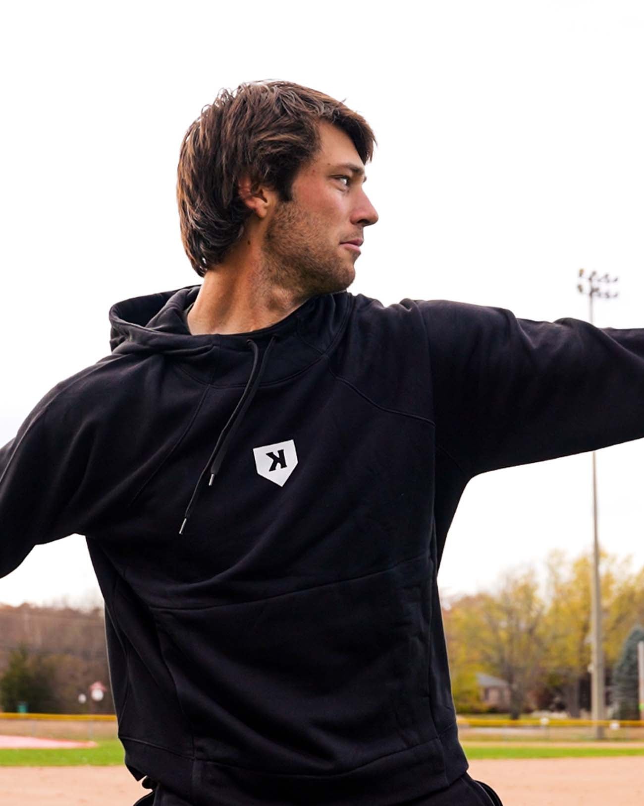 Black Tech Hoodie - Pitchers Only
