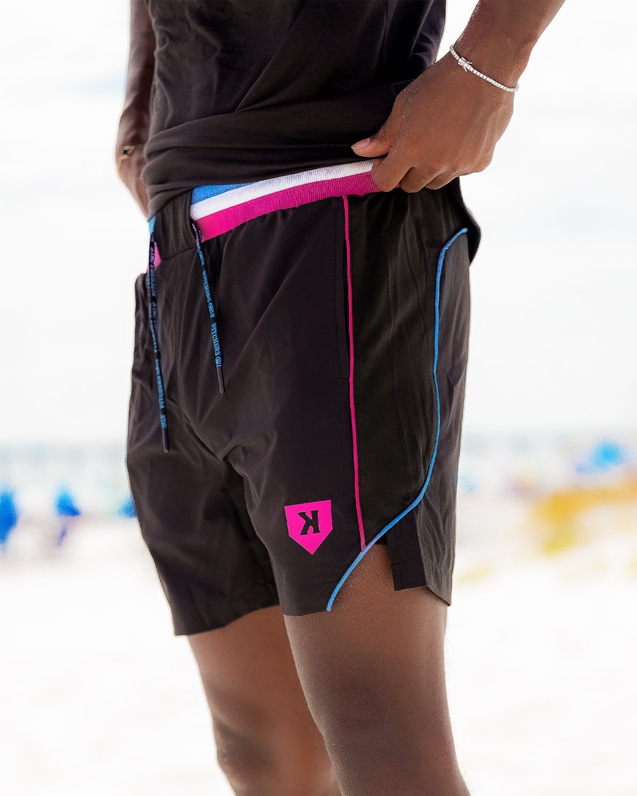 Black Vice City Shorts - Pitchers Only