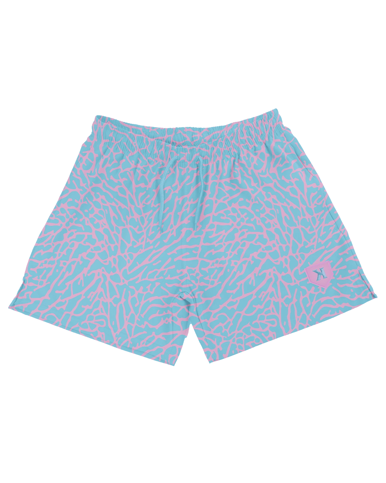 Cotton Candy Elephant Print Shorts - Pitchers Only