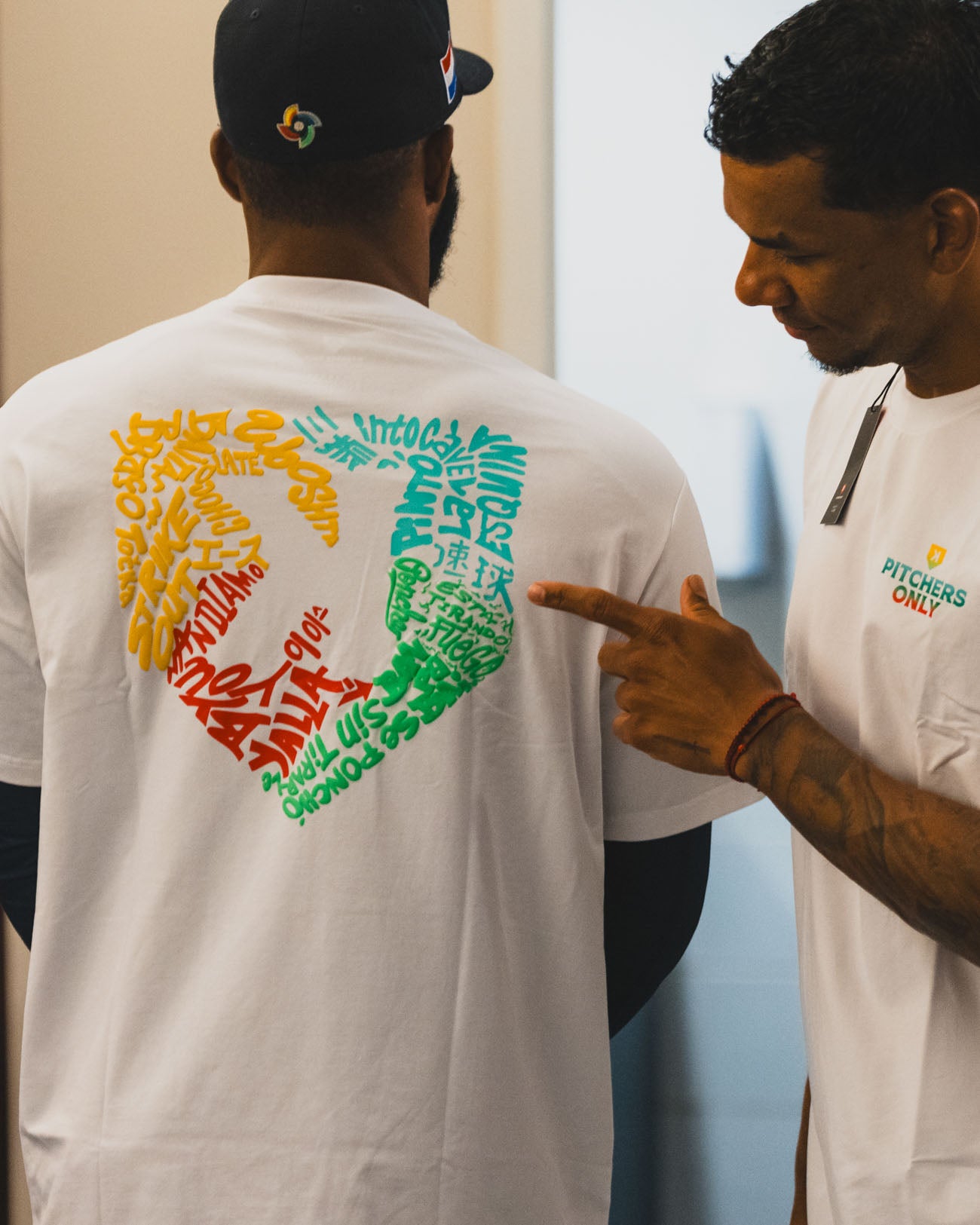 Pitchers Only World of Ks Tee - product lifestyle photo