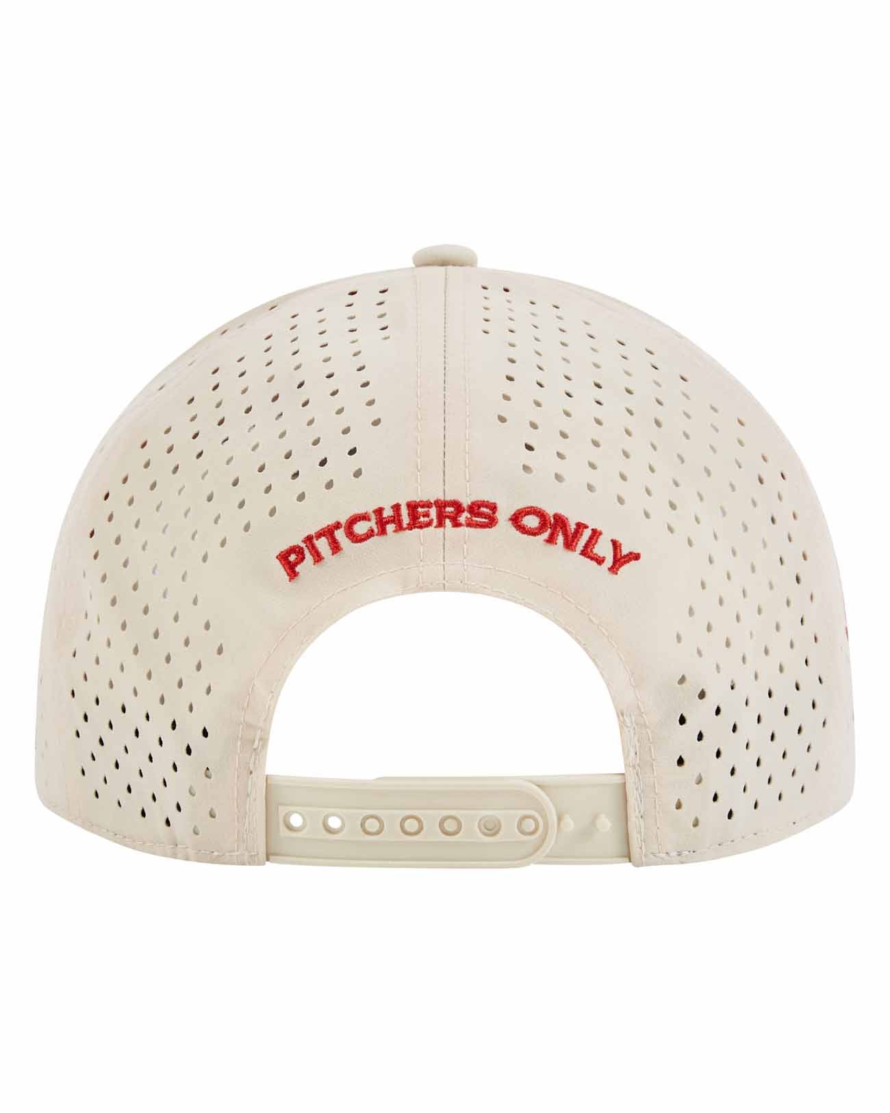 Pitchers Only Rocket Snapback Hat White - lifestyle photo