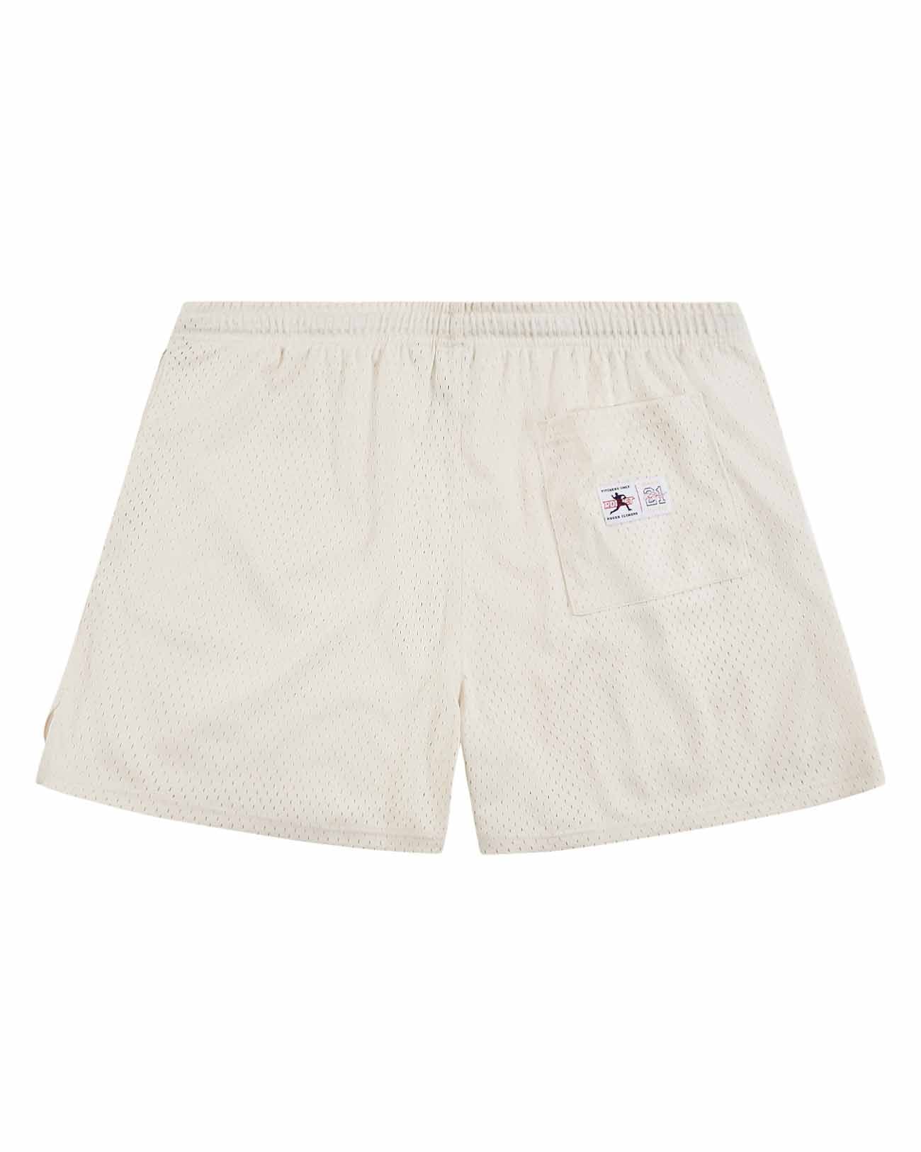 Pitchers Only Rocket Mesh Shorts White - lifestyle photo