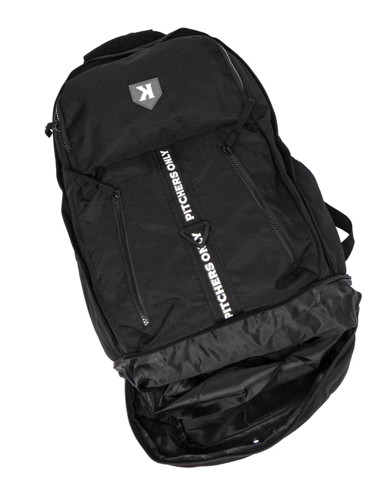 Extra Innings Backpack - Black - Pitchers Only