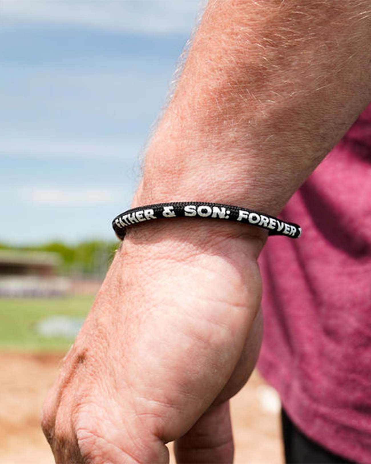 Father & Son: Forever Throwing Partners Bracelets - Pitchers Only