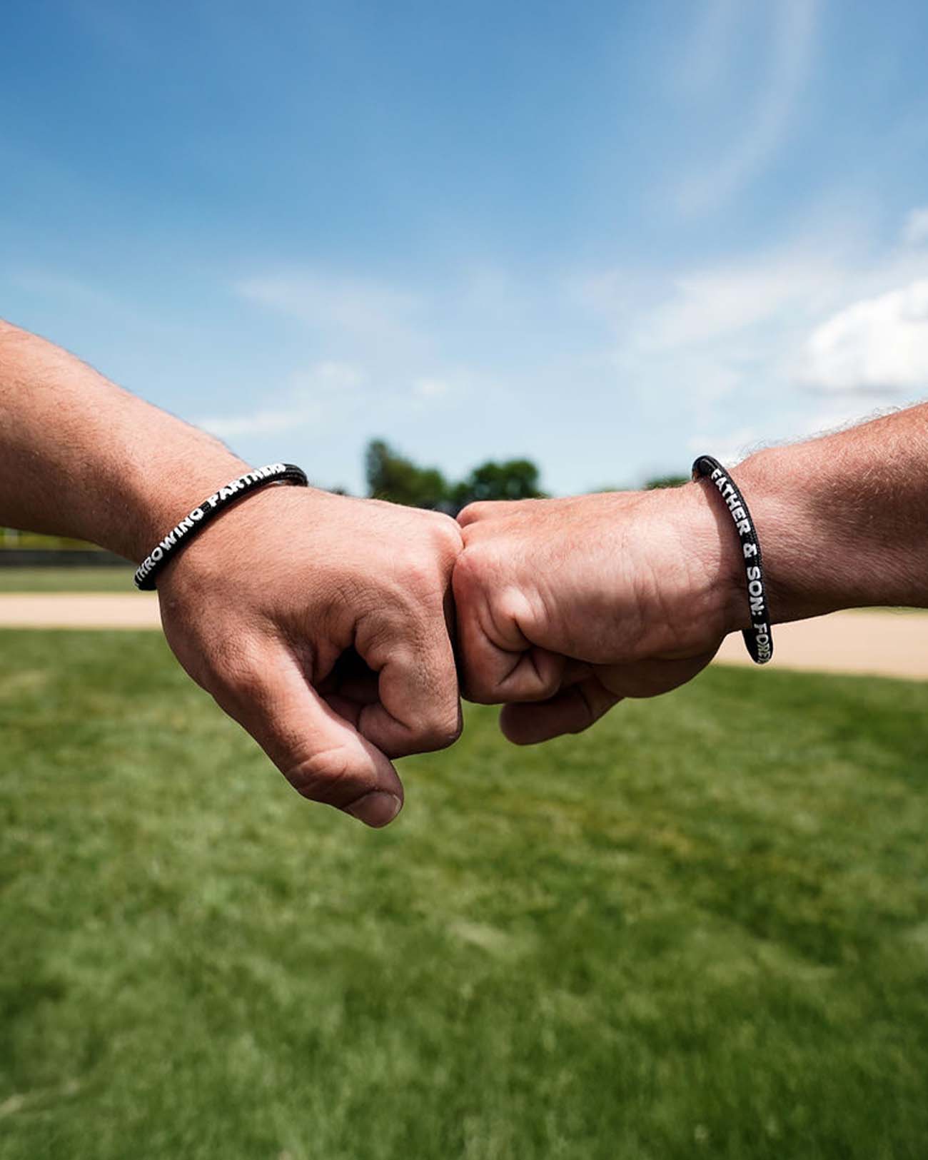 Father & Son: Forever Throwing Partners Bracelets - Pitchers Only