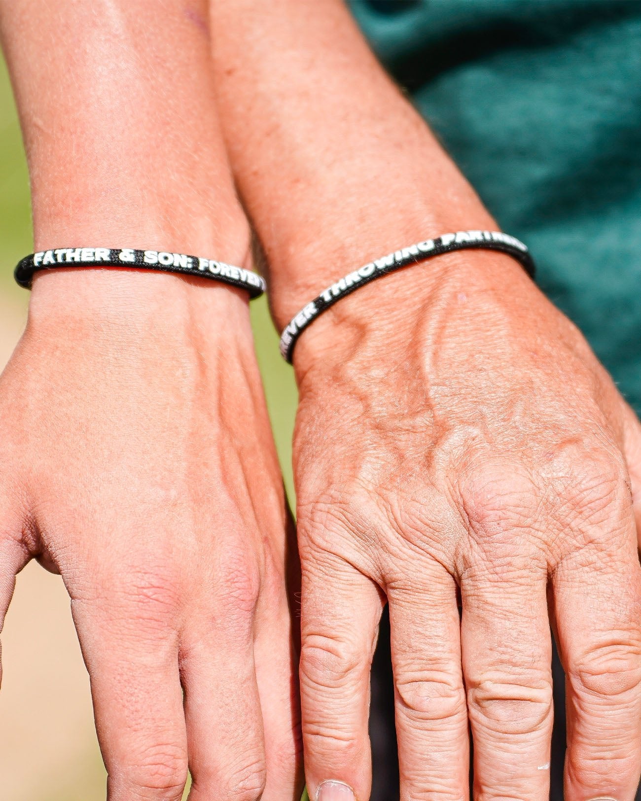 Father & Son: Forever Throwing Partners Bracelets - Pitchers Only