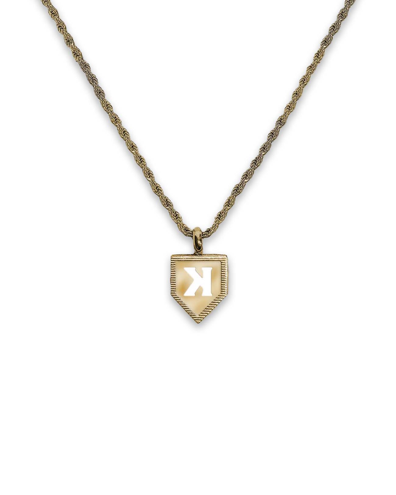K Pendant and Chain - Pitchers Only