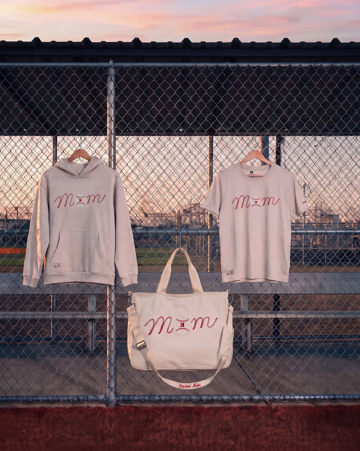 Mom Baseball Stitch Tote - Lifestyle - Pitchers Only