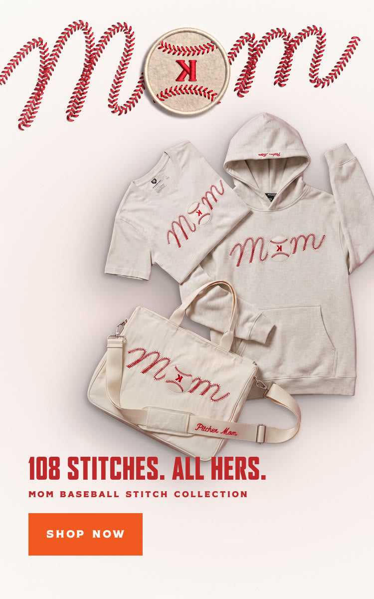 Mom Baseball Stitch Collection: 108 stitches, all hers. Shop now