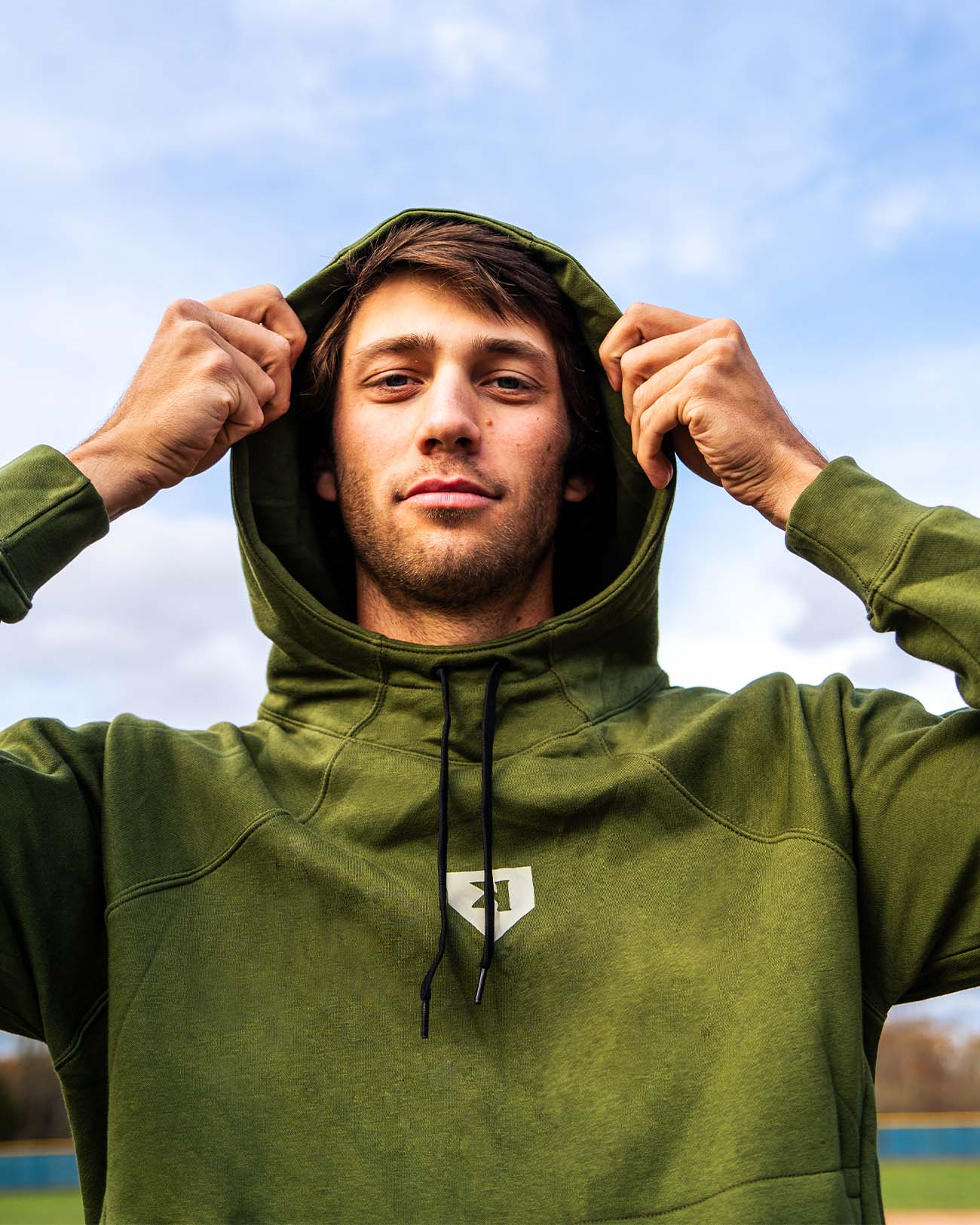 Olive Tech Hoodie - Pitchers Only