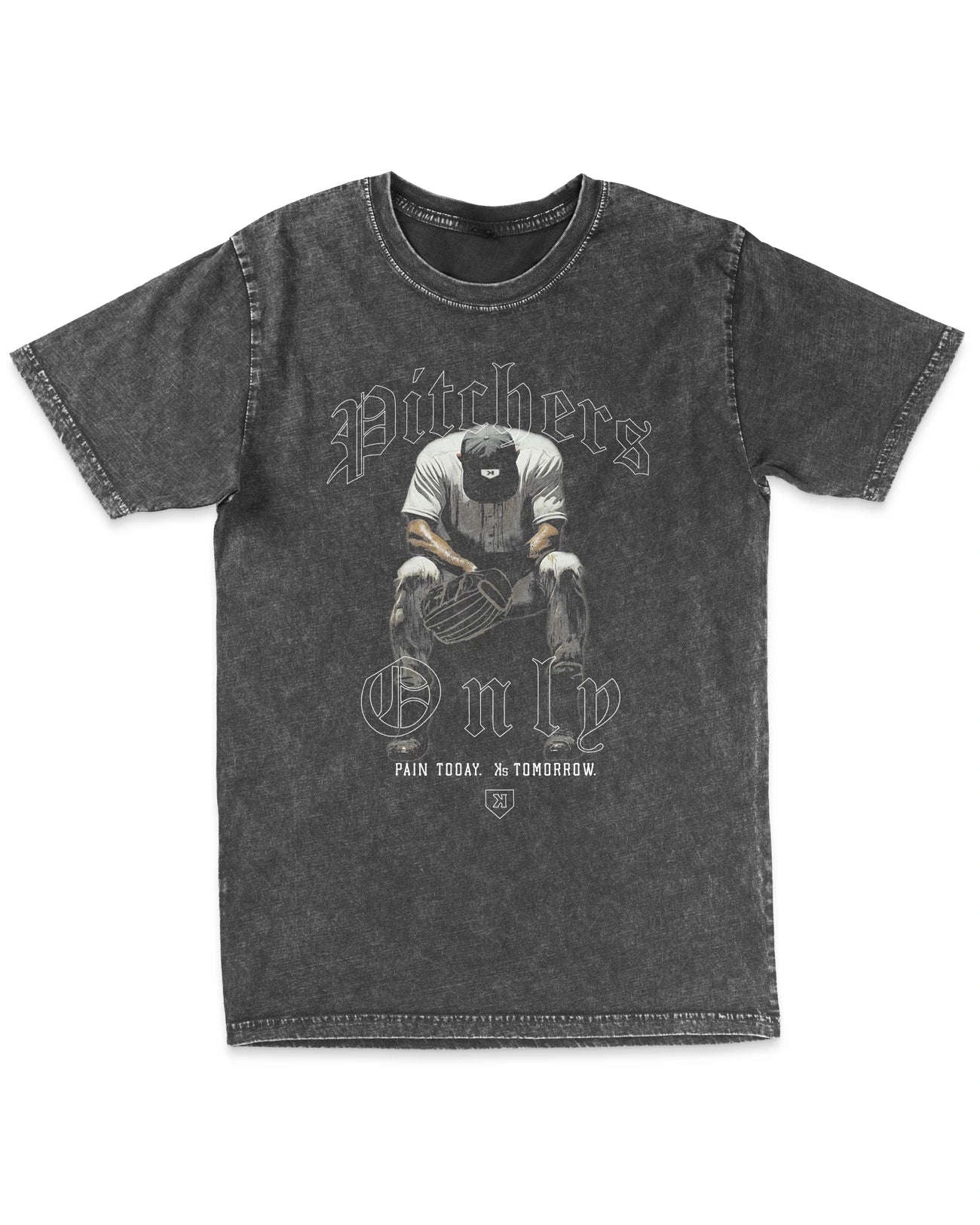 Pain Now Ks Later Acid Wash Tee - Pitchers Only