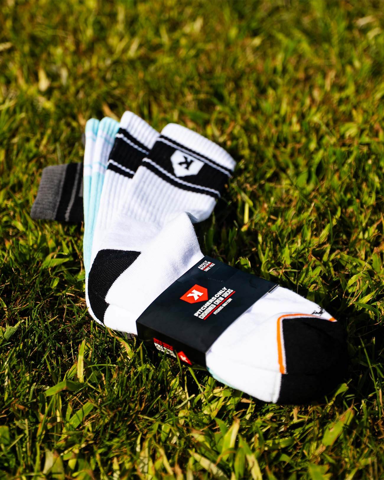 Pitchers Only Socks 3 - Pack - Pitchers Only