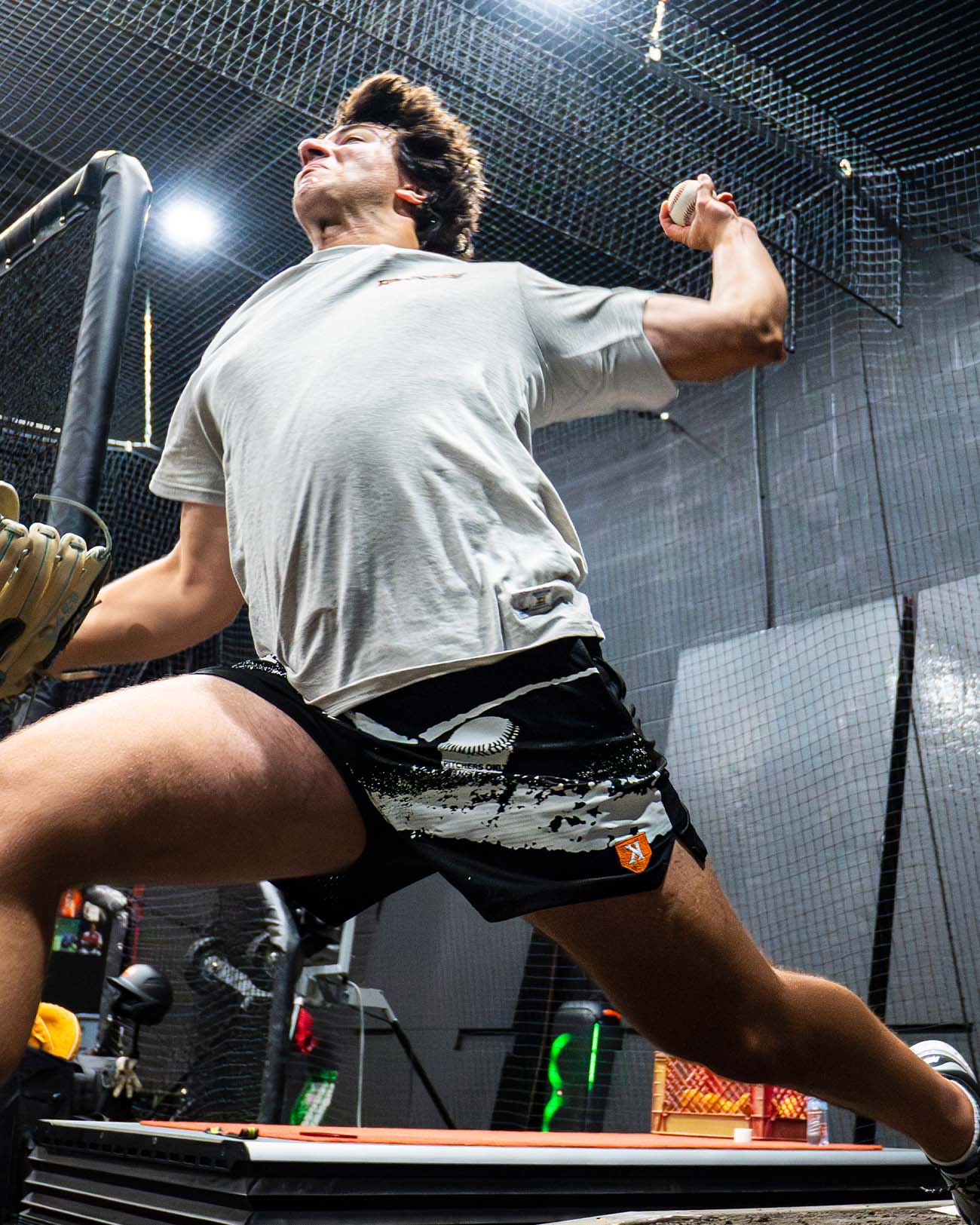 PO Rake Mesh Shorts - Black - Pitchers Only