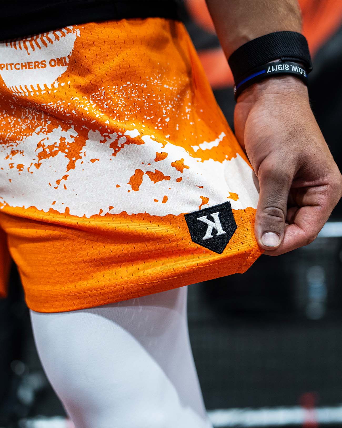 PO Rake Mesh Shorts - Orange - Pitchers Only