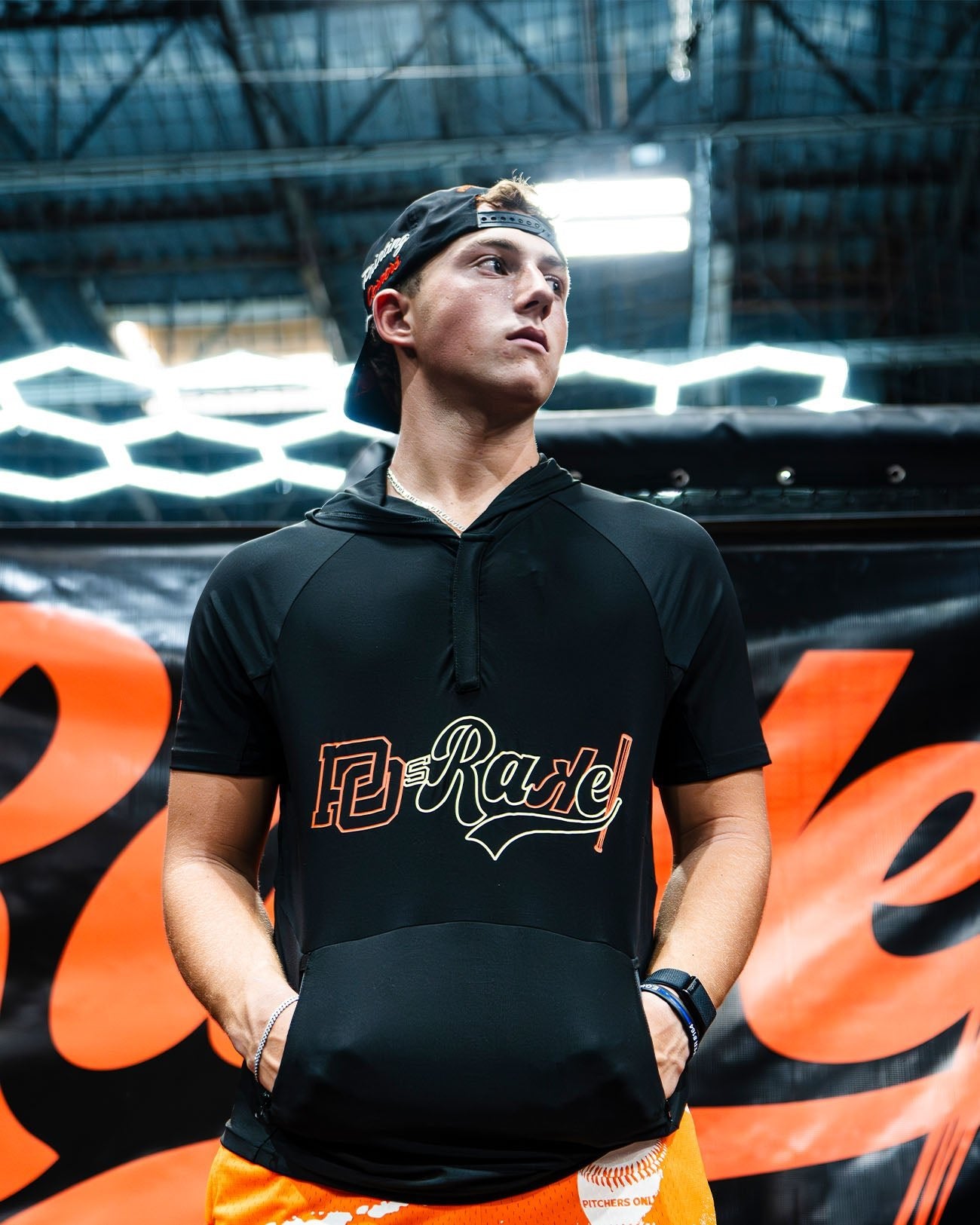 PO Rake Short Sleeve Hoodie - Pitchers Only