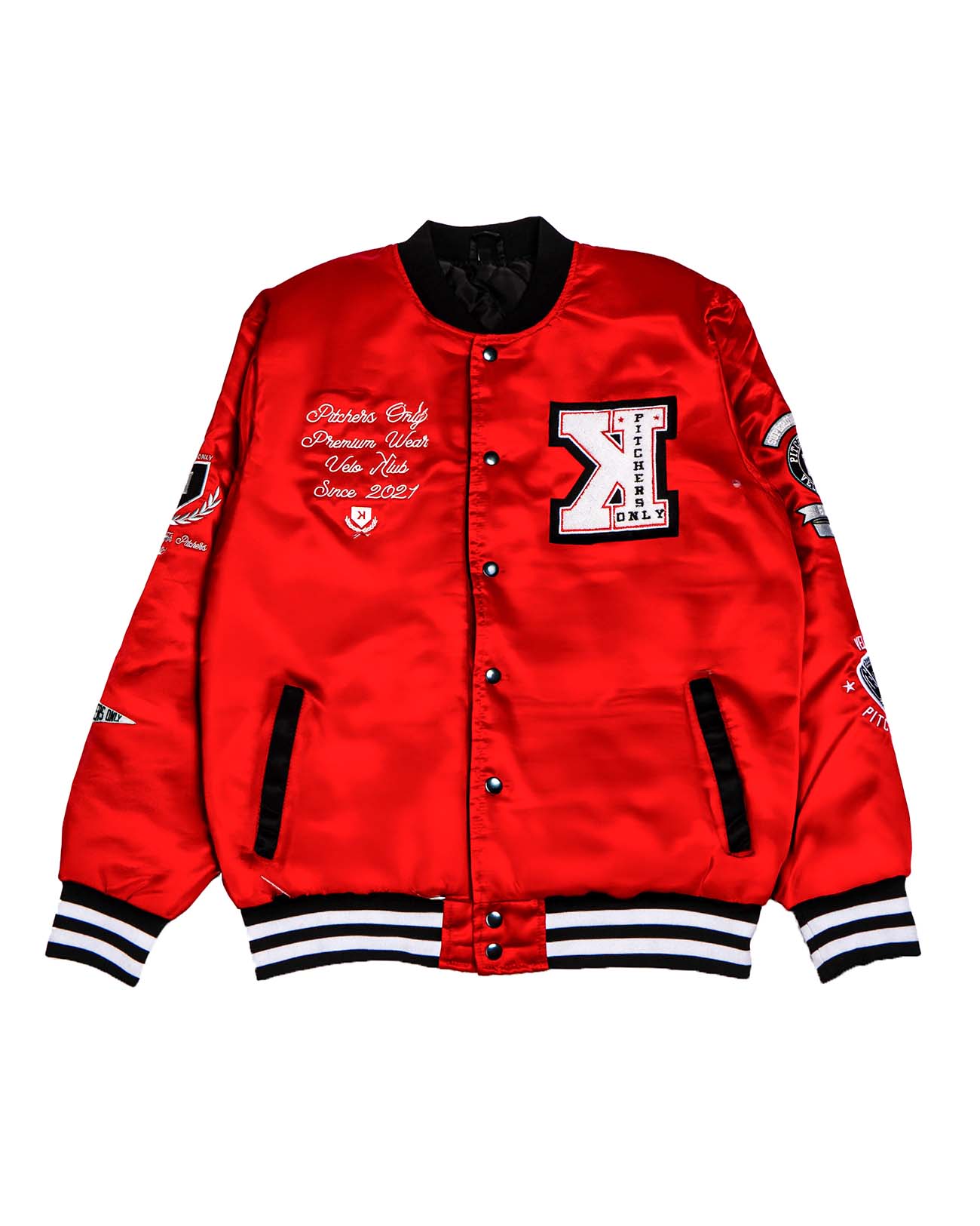 Red Velo Klub Bullpen Jacket - Pitchers Only