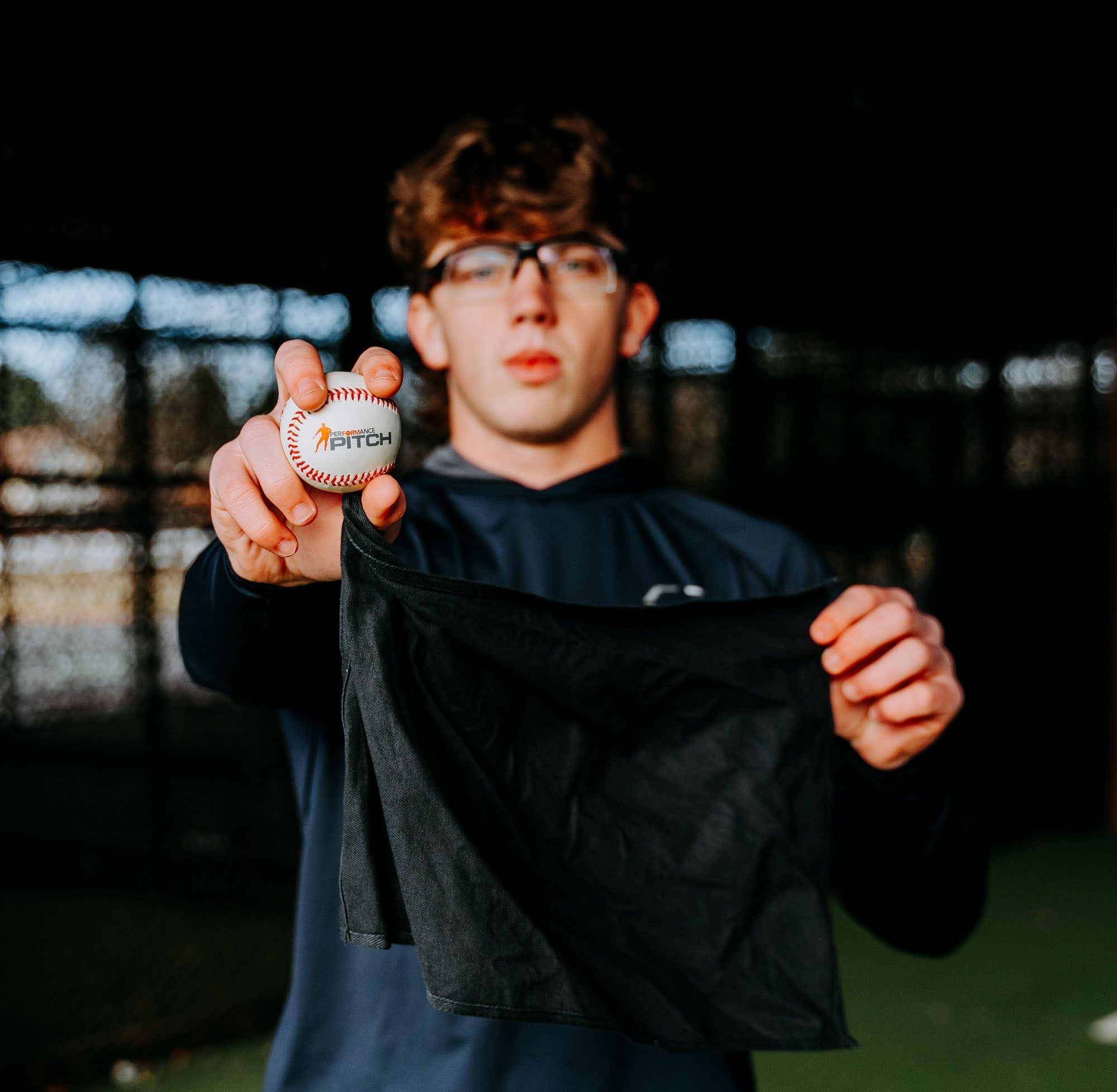 Pitchers Only Single Training Ball baseball pitcher gear - front view