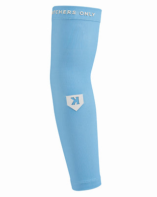 Graduated Compression Pitcher Arm Sleeve - Sky Blue