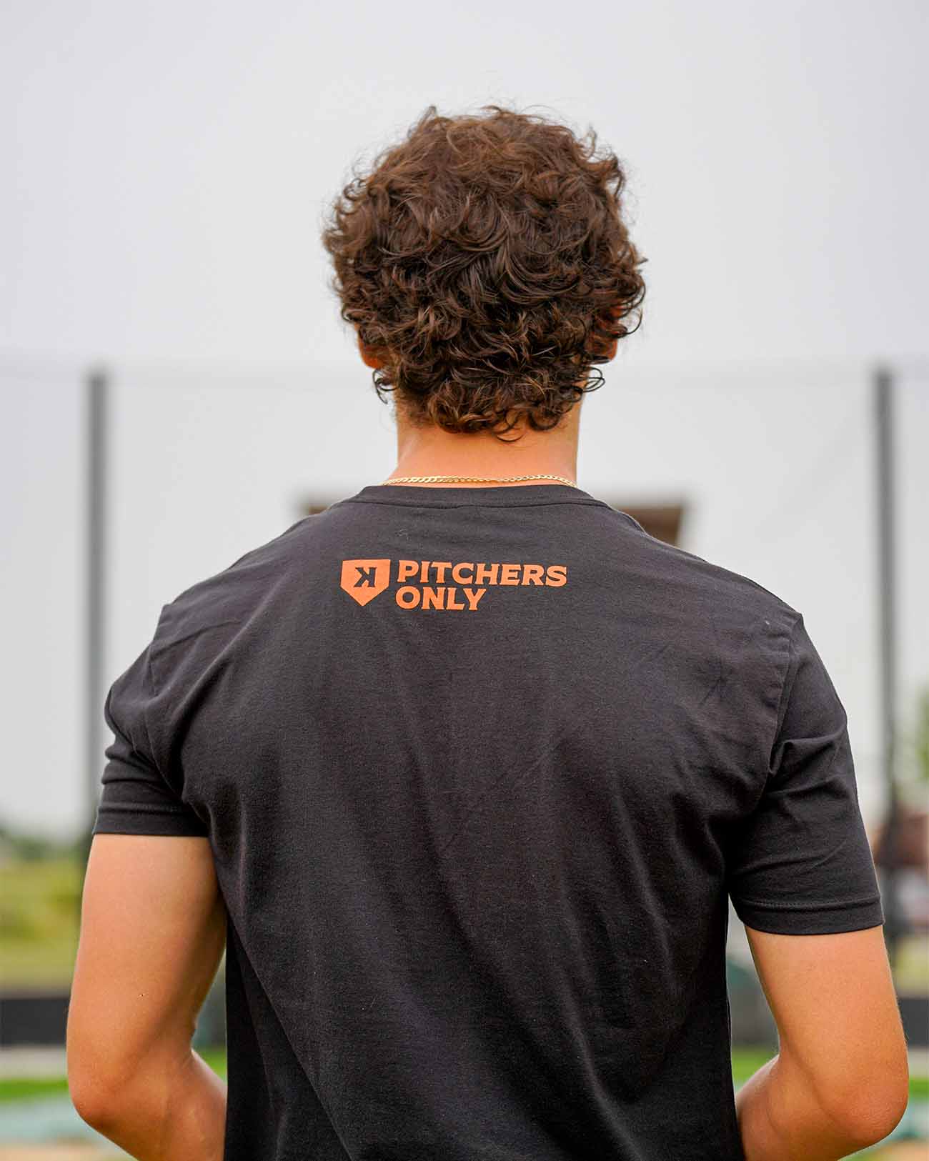 Pitchers Only Velo Boys Tee baseball pitcher tee - side angle