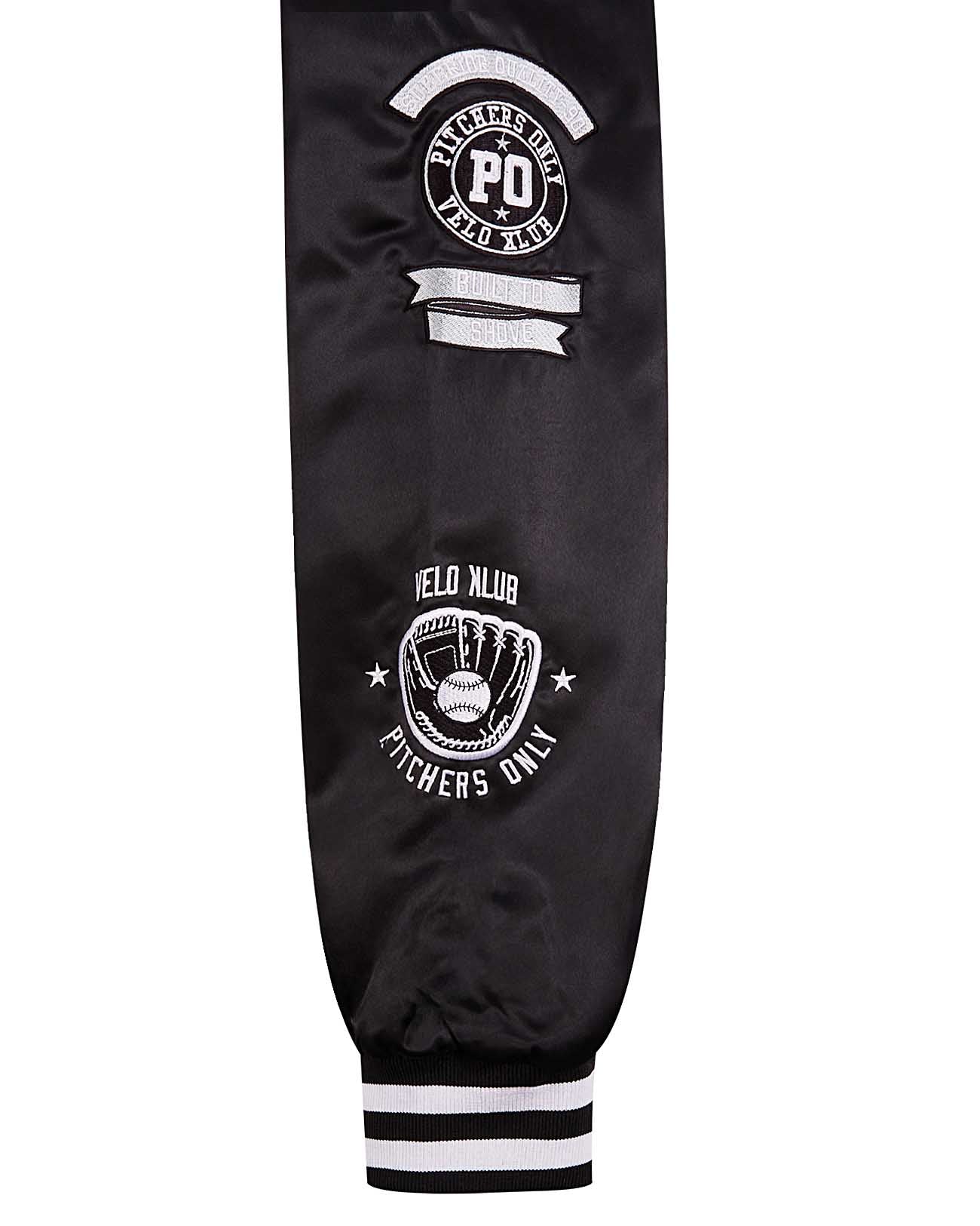 Black Velo Klub Bullpen Jacket - Pitchers Only