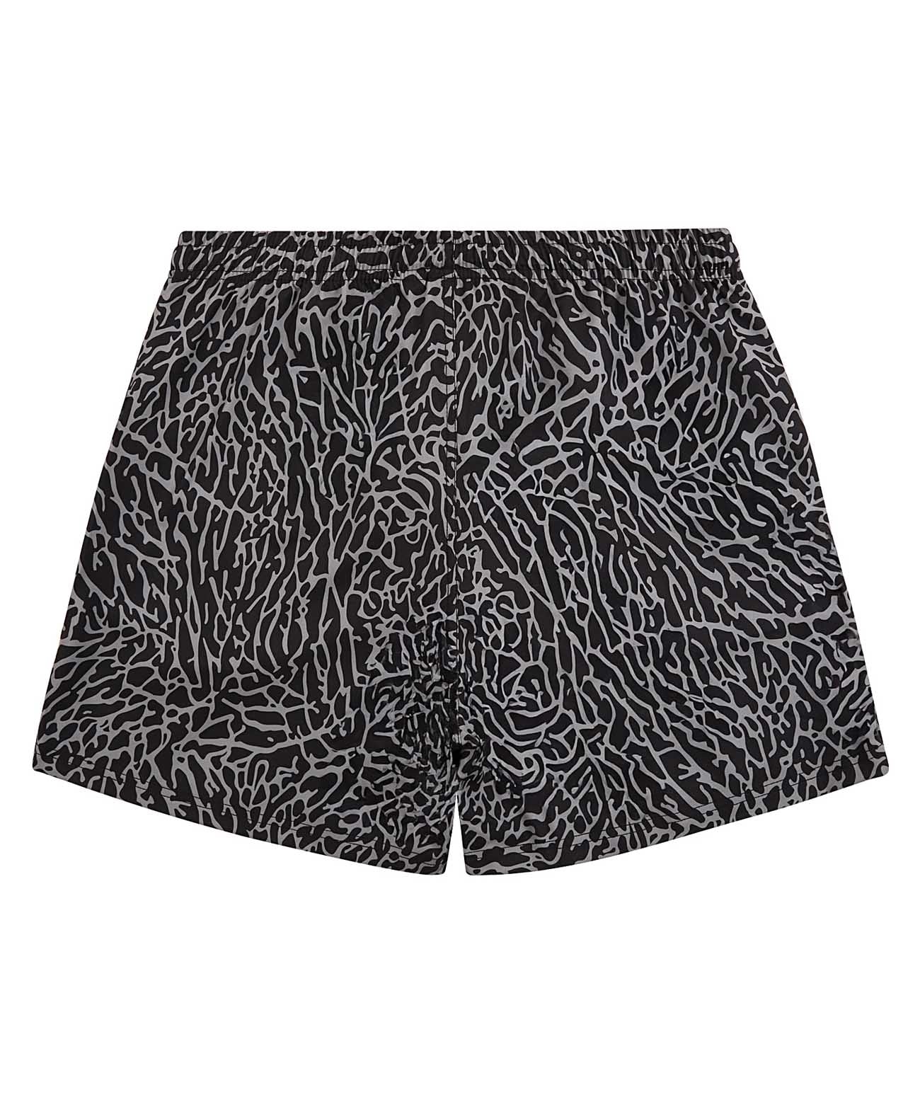 Black/Gray Elephant Print Training Shorts - Pitchers Only