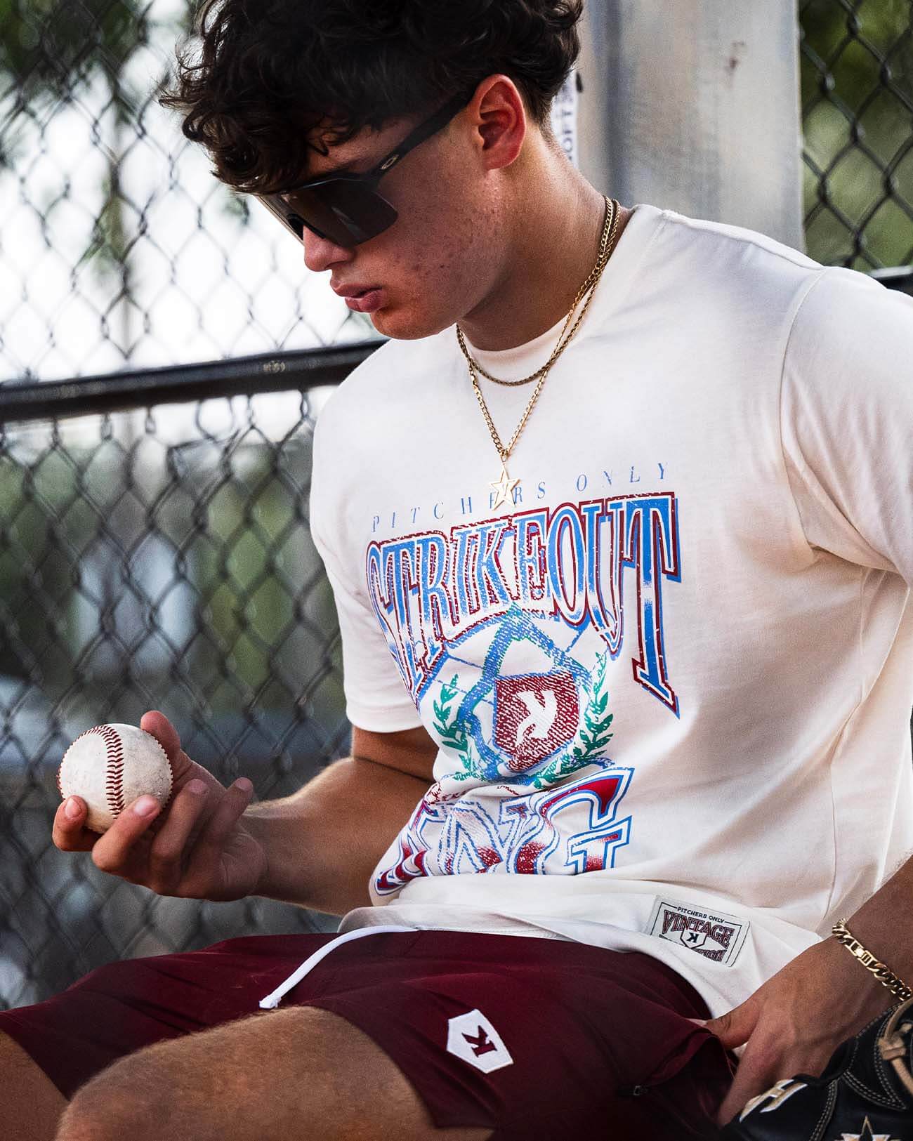 YOUTH Burgundy Training Shorts - Pitchers Only