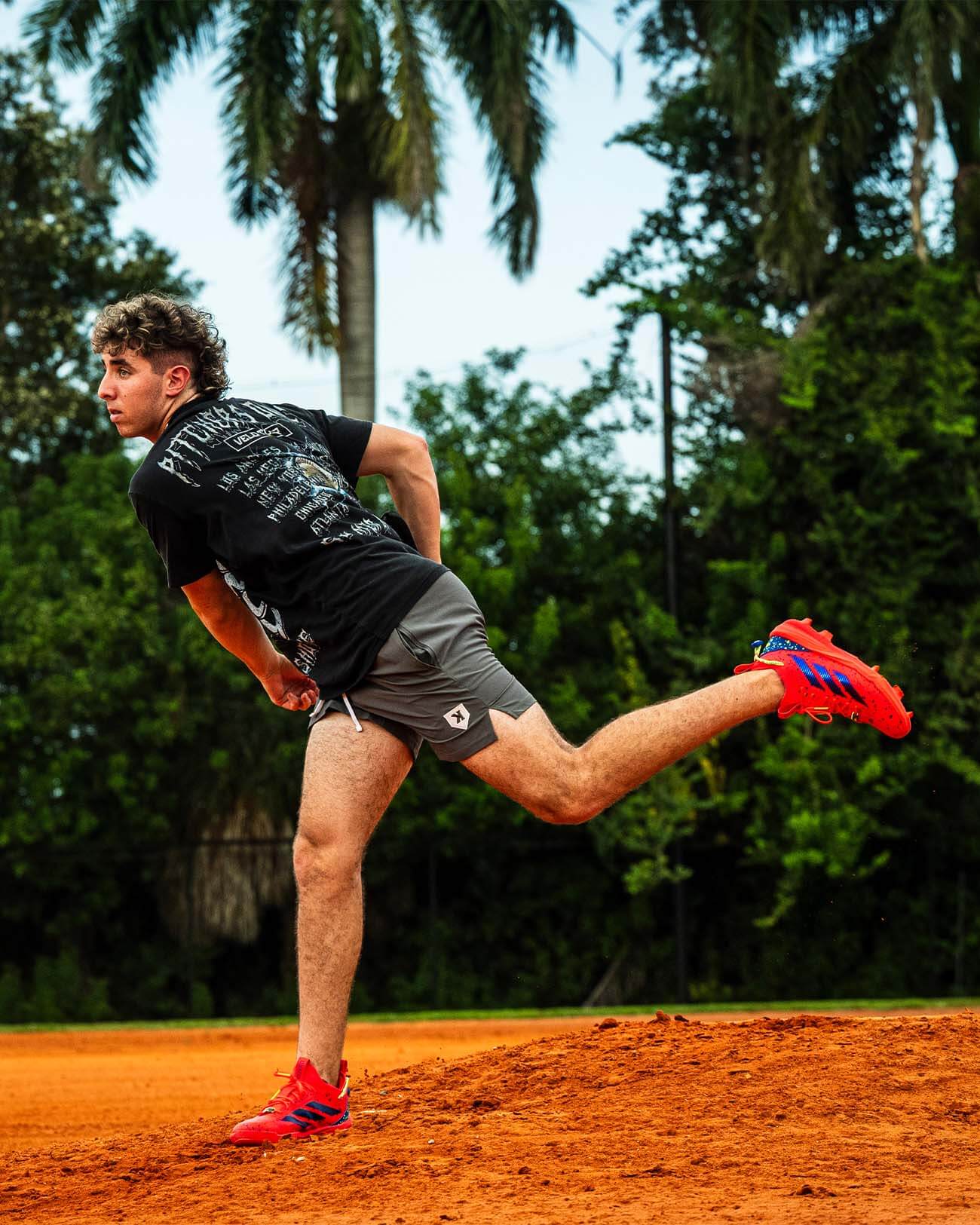 YOUTH Charcoal Training Shorts - Pitchers Only