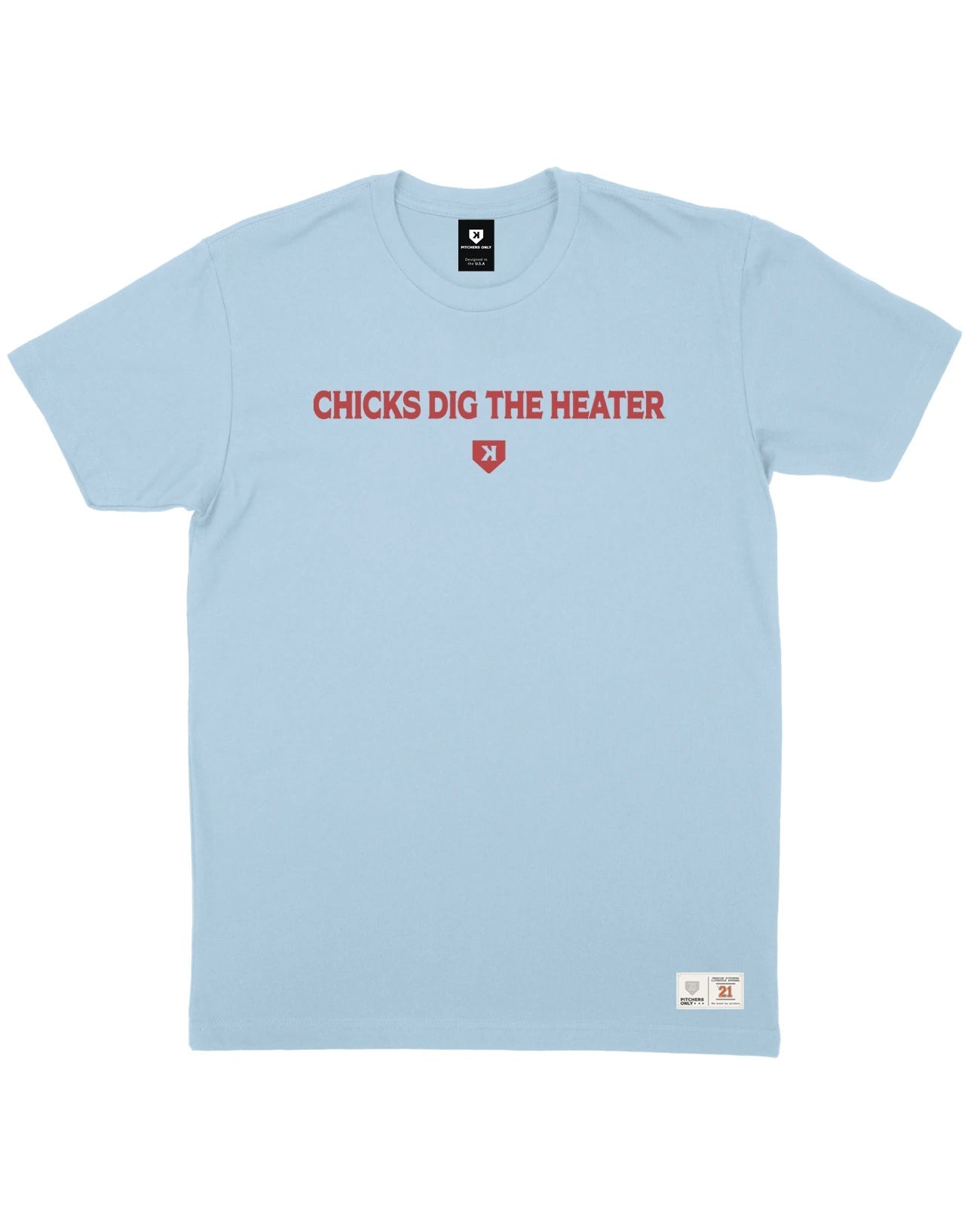 YOUTH Chicks Dig the Heater Tee - Pitchers Only