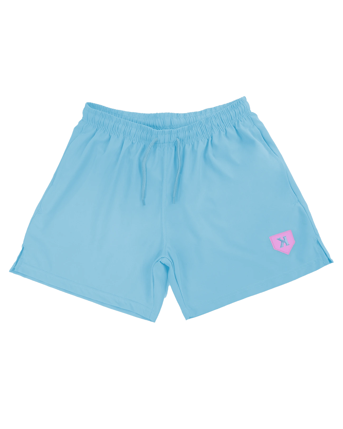 Cotton Candy Blue Training Shorts - Pitchers Only