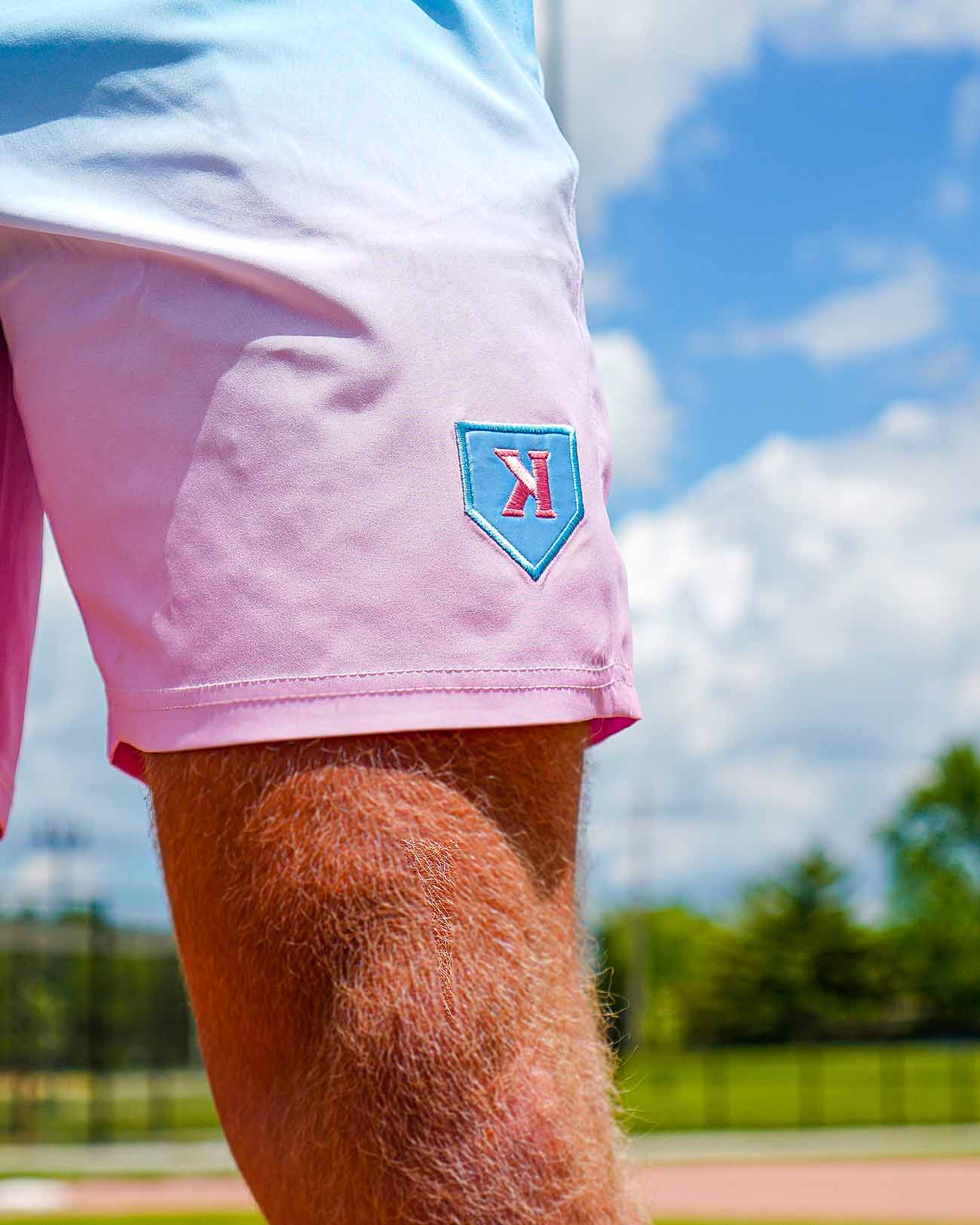 Cotton Candy Gradient Training Shorts - Pitchers Only