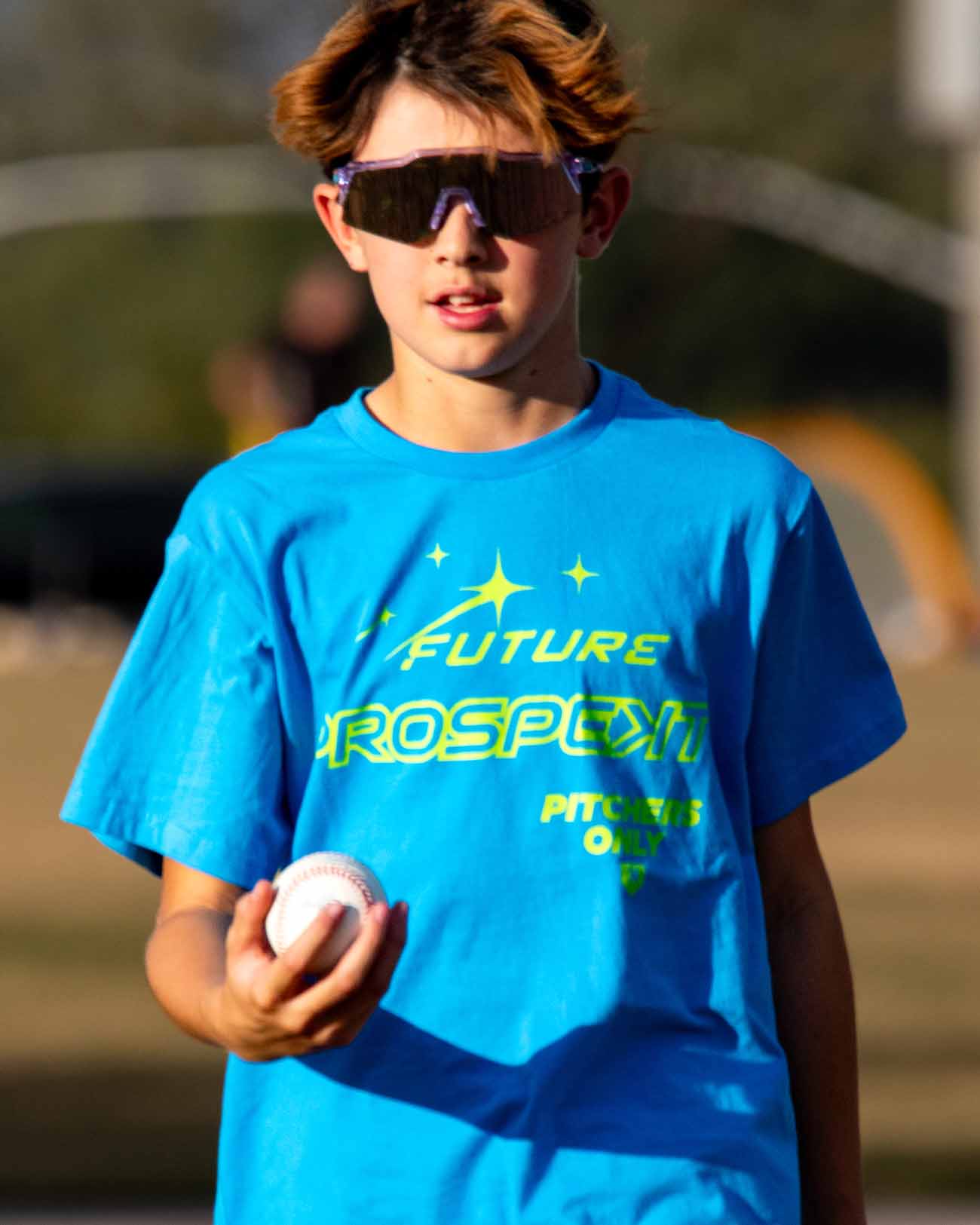 YOUTH Future Prospects Galaxy Tee Blue - Pitchers Only