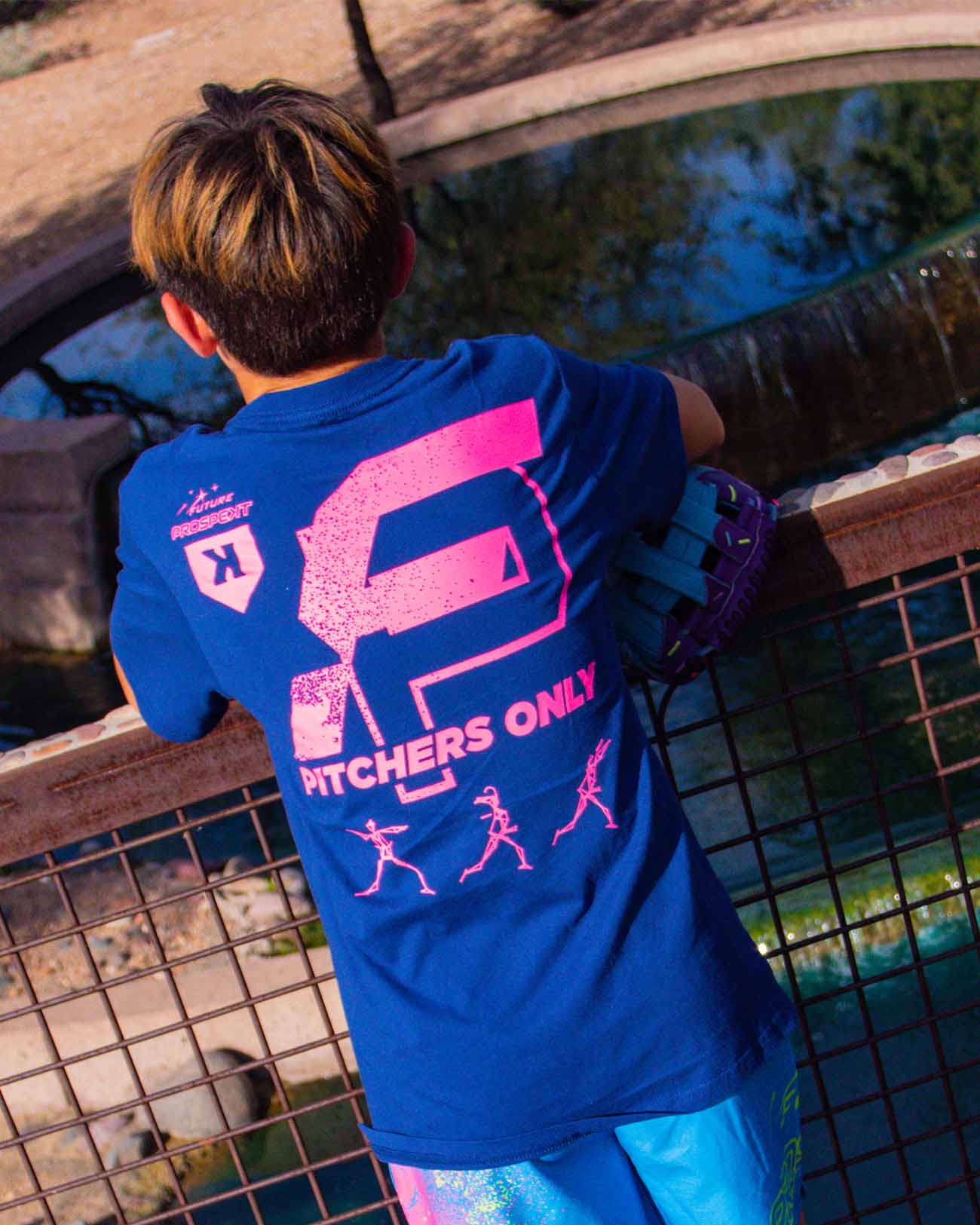 YOUTH Future Prospects Galaxy Tee - Navy - Pitchers Only