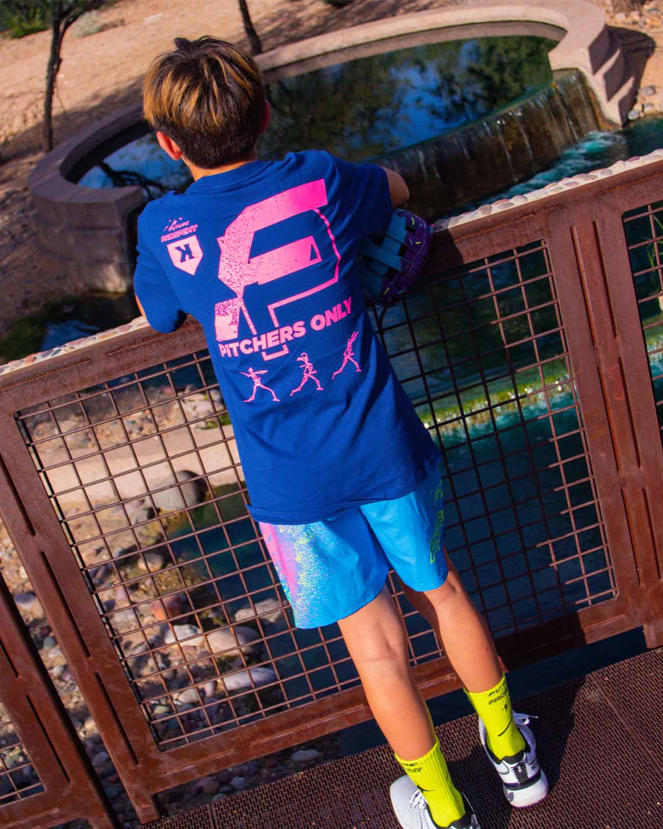 YOUTH Future Prospects Training Shorts - Blue - Pitchers Only