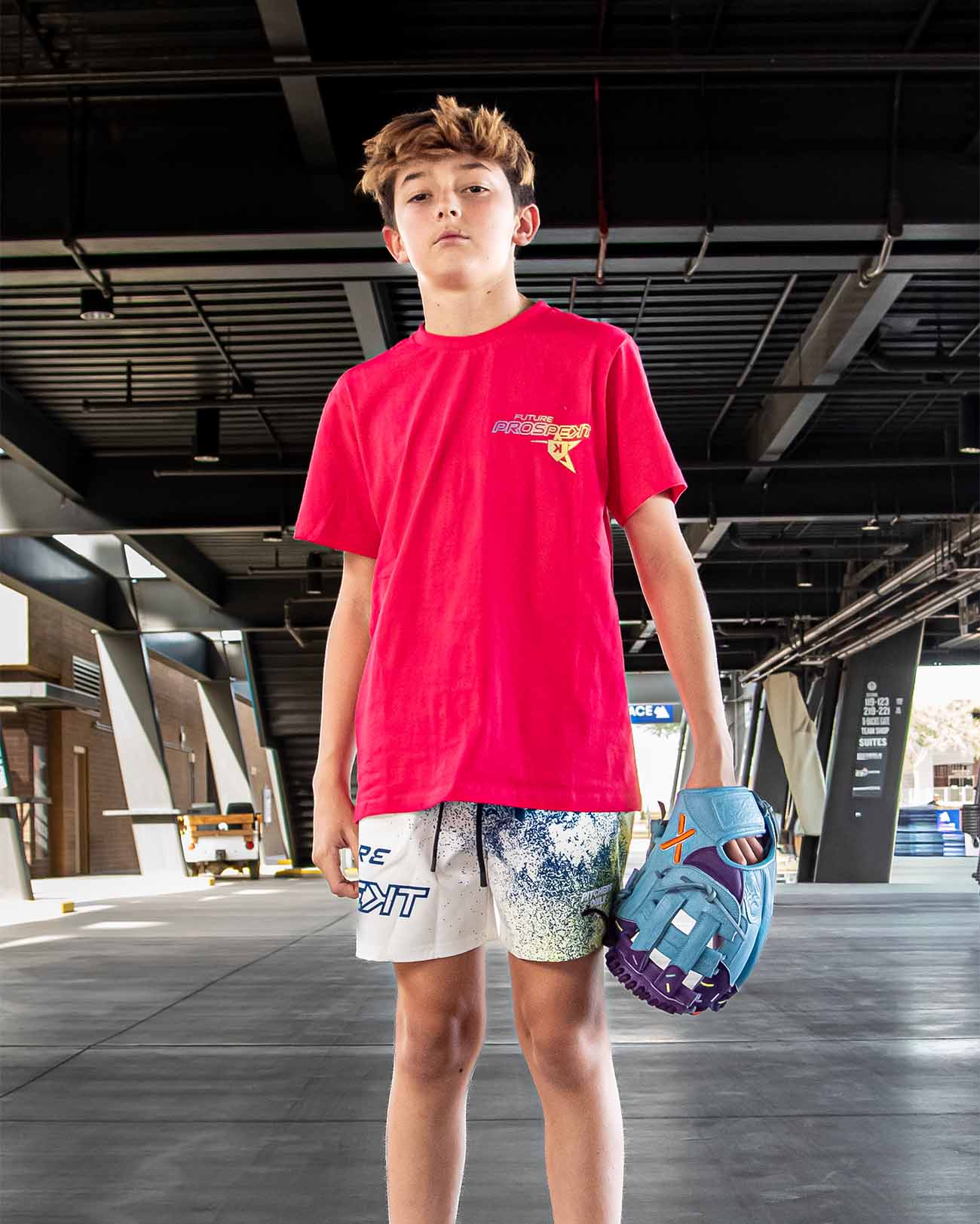 YOUTH Future Prospects Training Shorts - White - Pitchers Only