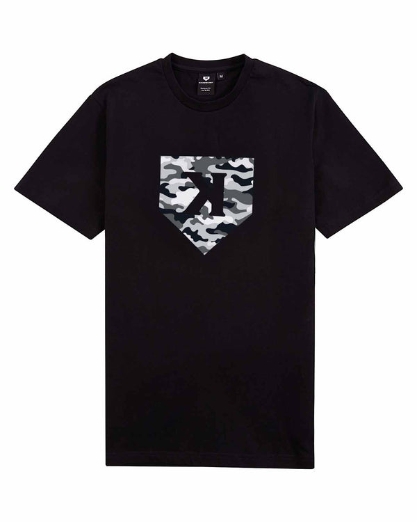 Pitchers Only Ghost Camo Tee baseball pitcher tee - front view