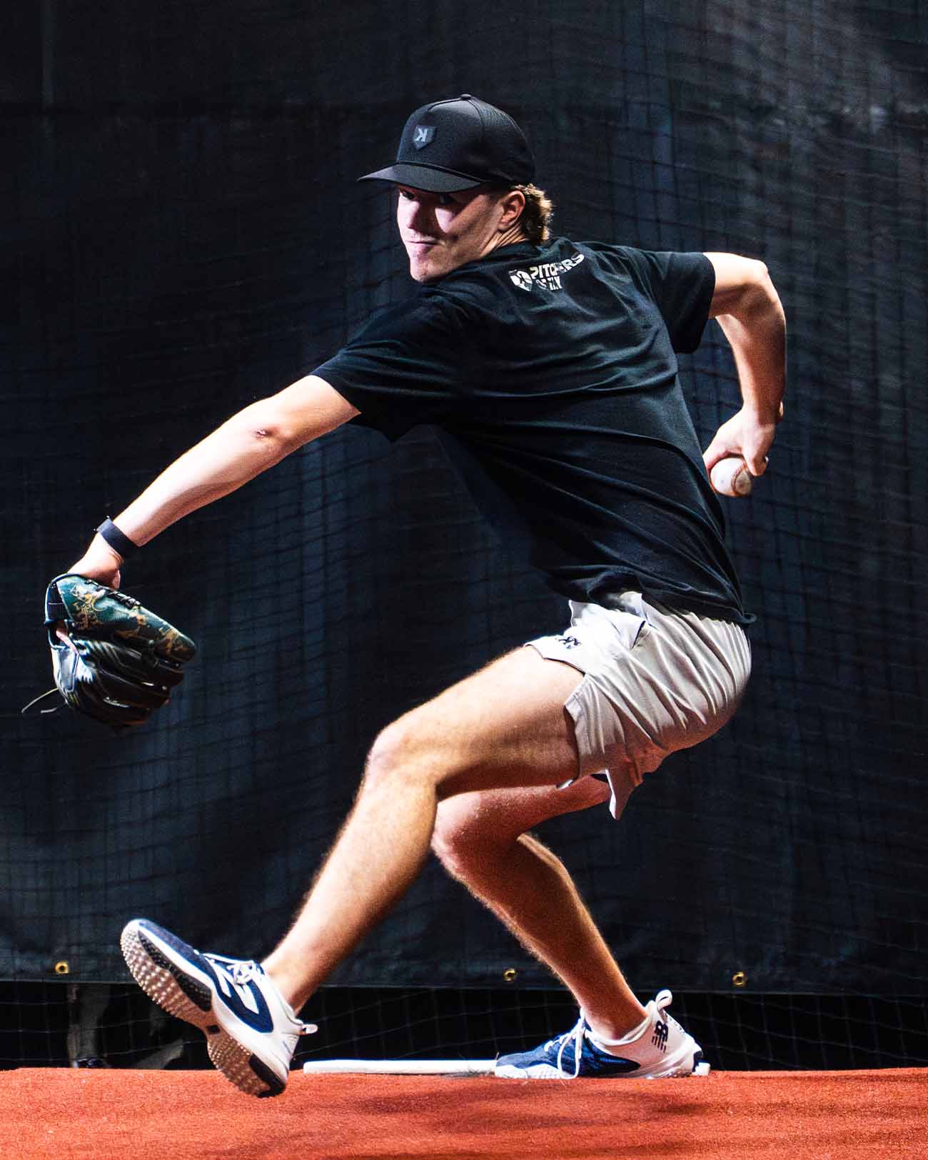 Pitchers Only Ghost Camo Training Shorts baseball training shorts - side angle