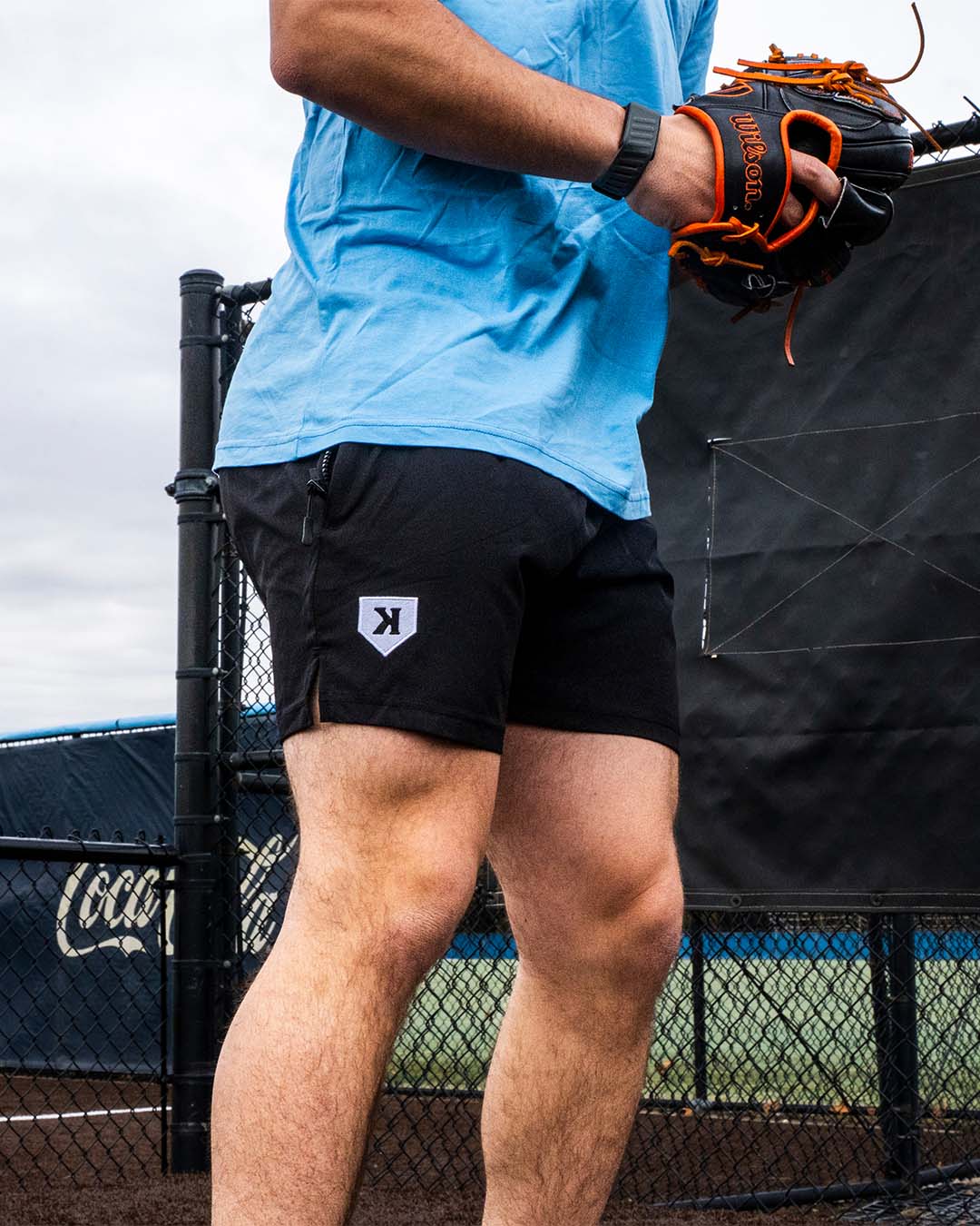 LHP Training Shorts baseball training shorts - detail closeup