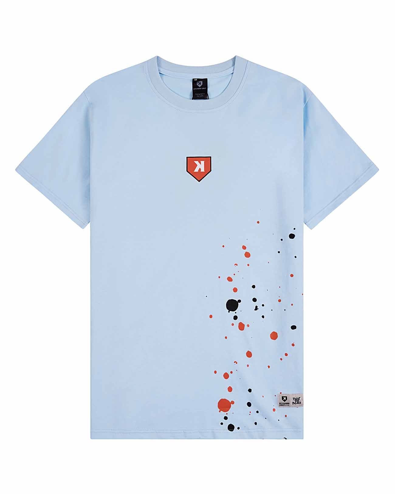 YOUTH Paint The Black Tee - Bullpen Blue - Pitchers Only