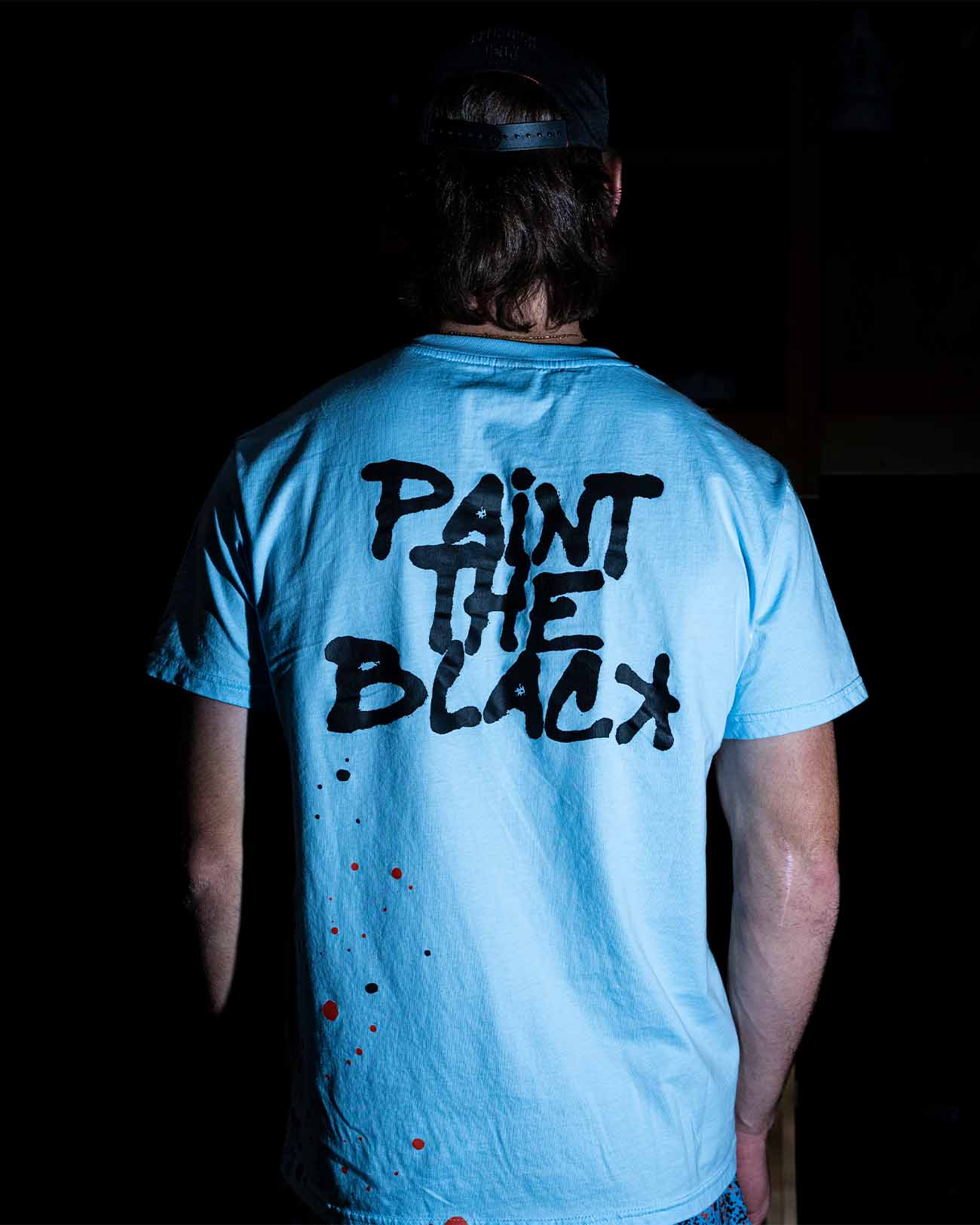 YOUTH Paint The Black Tee - Bullpen Blue - Pitchers Only