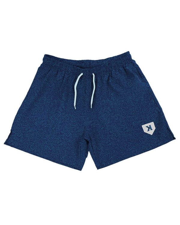 Scuba Blue Splatter Training Shorts - Pitchers Only