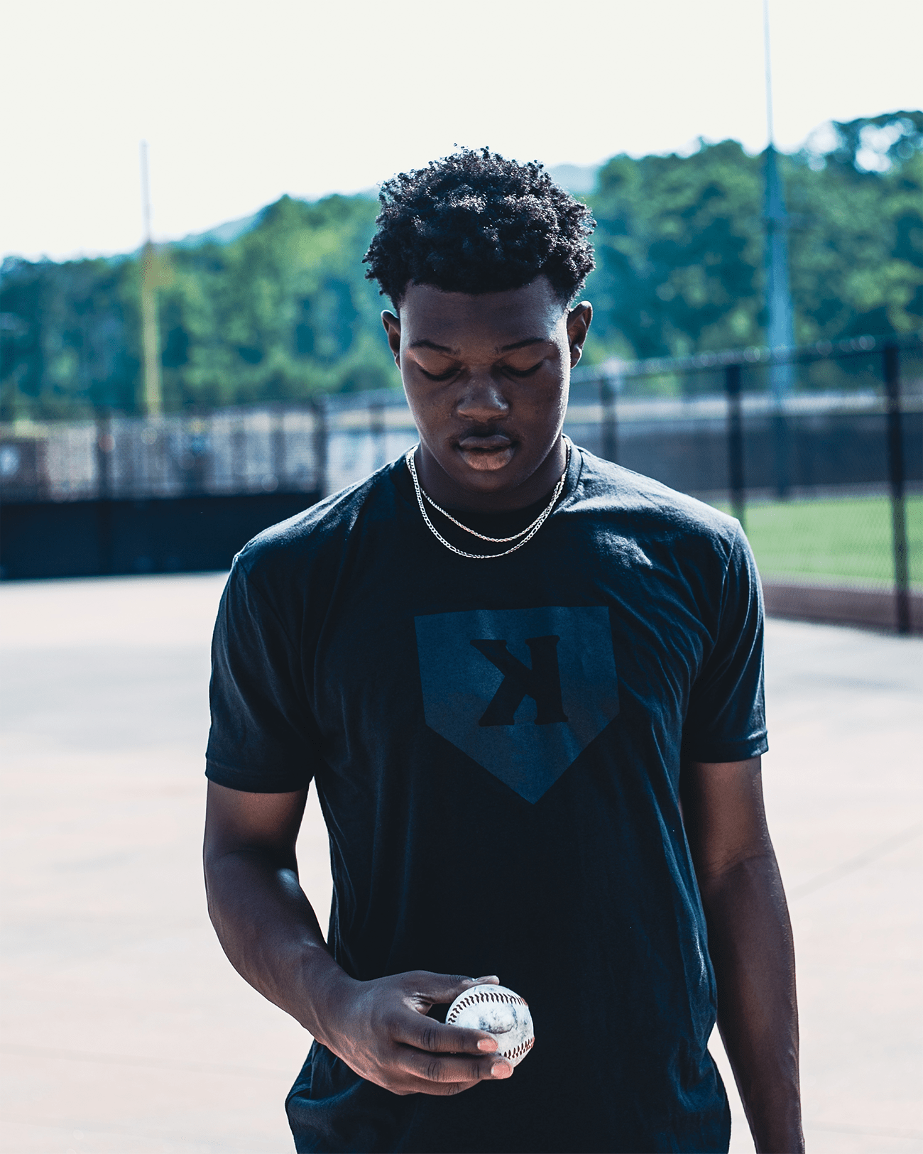 Black on Black Tee - Pitchers Only