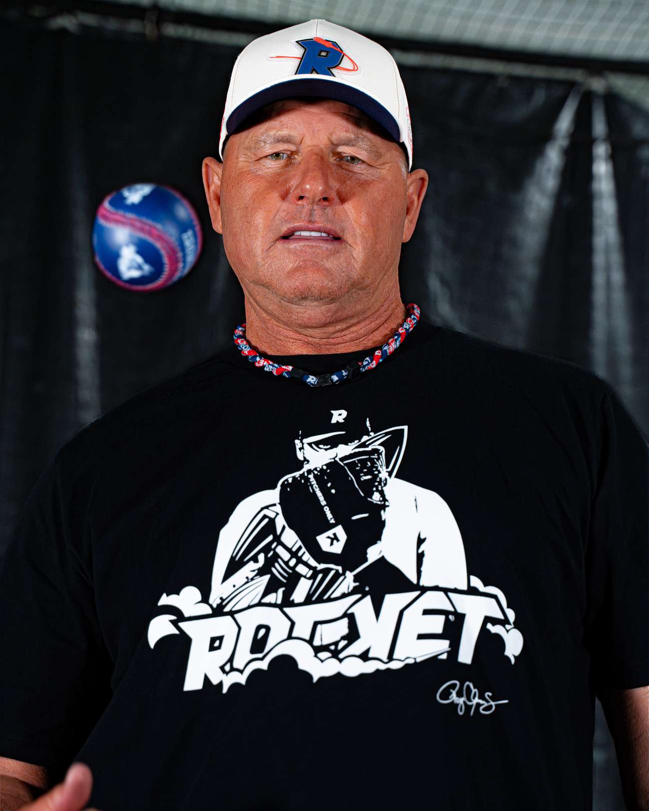 Pitchers Only YOUTH Rocket Smoke Tee Black - product lifestyle photo