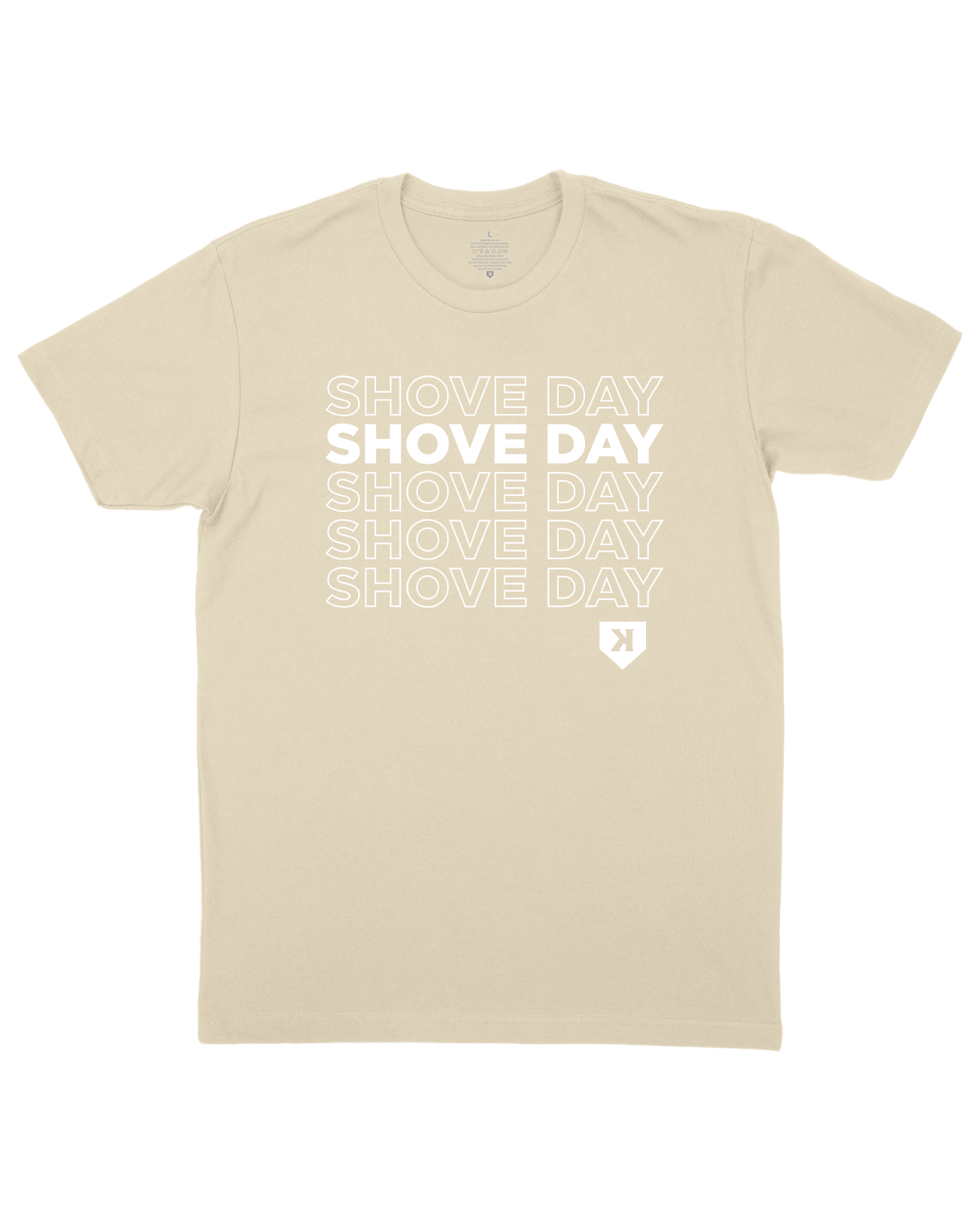 Shove Day Cream Tee