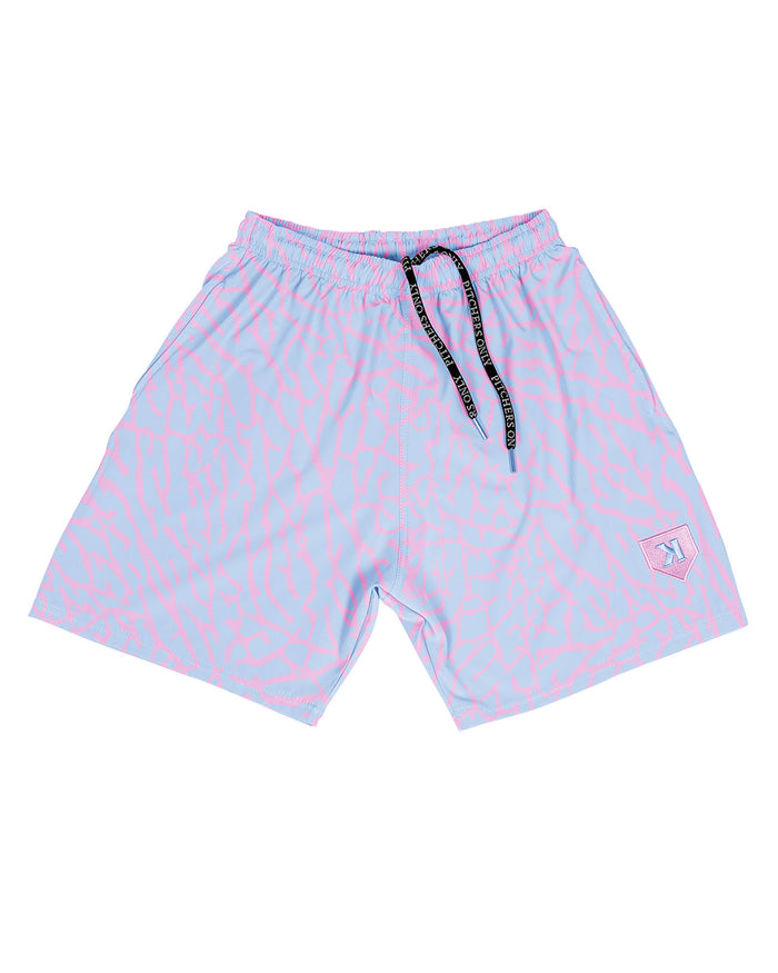 Cotton Candy Elephant Print Shorts